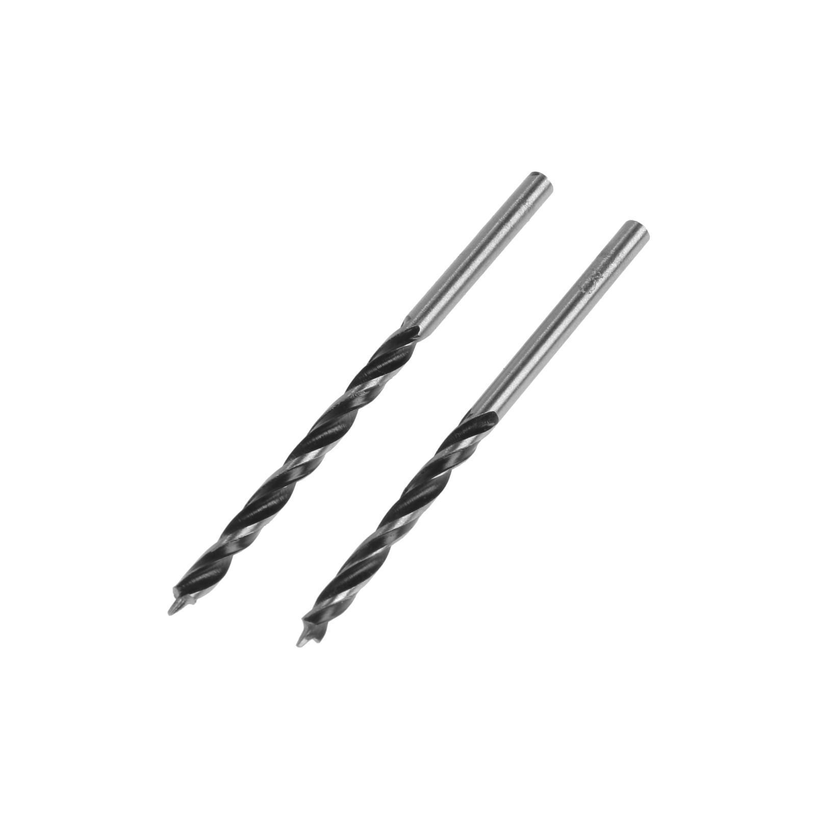 Изображение товара Сверло по дереву ТУНДРА 3x60 мм набор 2 шт цилиндрический хвостовик