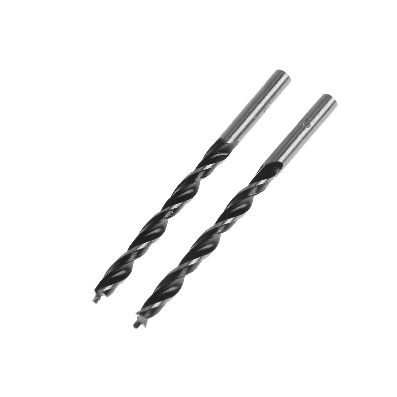 Изображение товара Сверло спиральное по дереву ТУНДРА 5х85 мм набор 2 шт