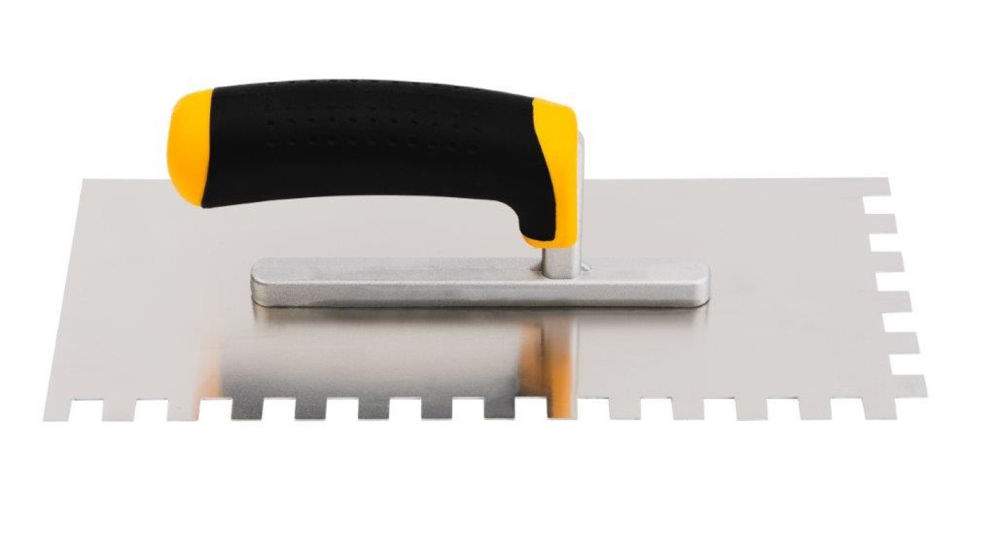 Изображение товара Гладилка зубчатая из нержавеющей стали Hardy 280x120 мм, зуб 10x10 мм