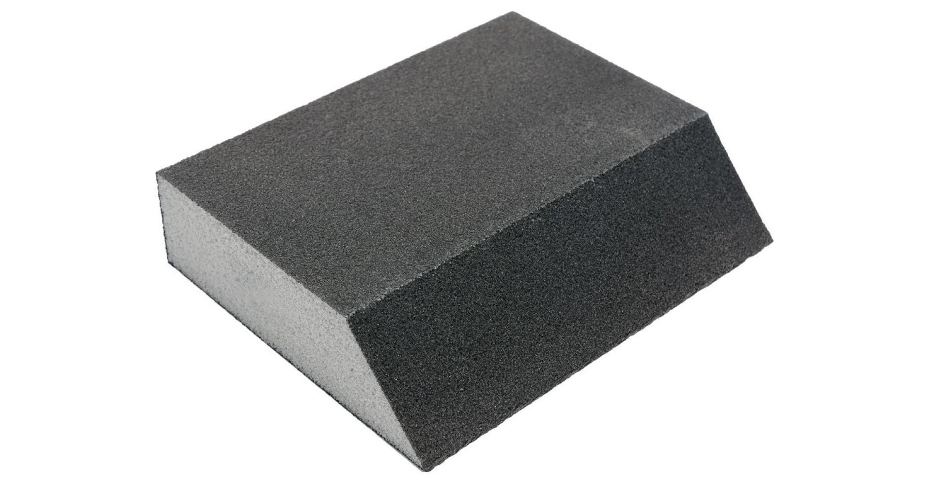 Изображение товара Губка шлифовальная четырехсторонняя Kussner P80 120x90x25 мм для сухой и мокрой шлифовки