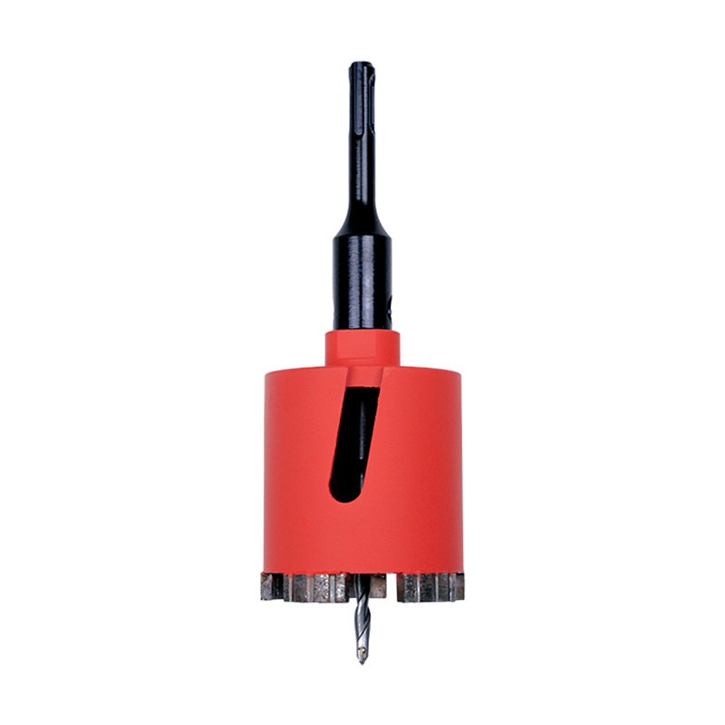 Изображение товара Коронка алмазная по бетону EKF 82мм SDS Plus для сухого сверления