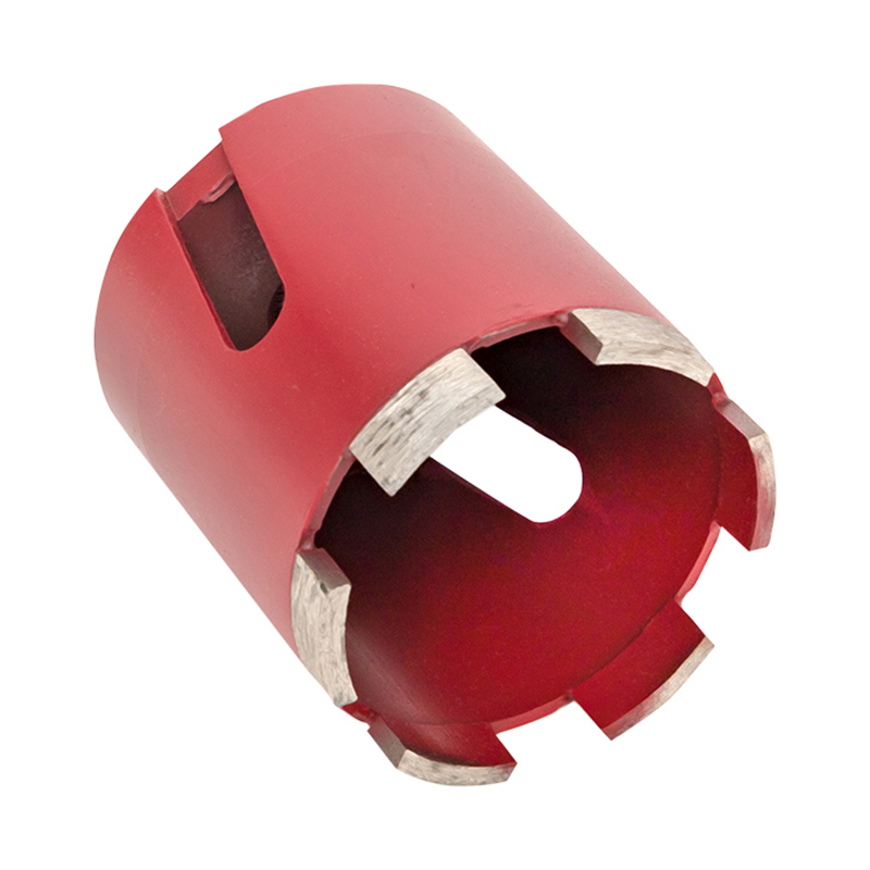 Изображение товара Коронка алмазная EKF по бетону и кирпичу 72мм M16 для сухого реза