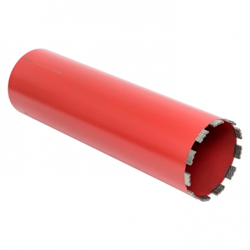 Изображение товара Коронка алмазная по бетону EKF 142мм высокое качество для мокрого сверления