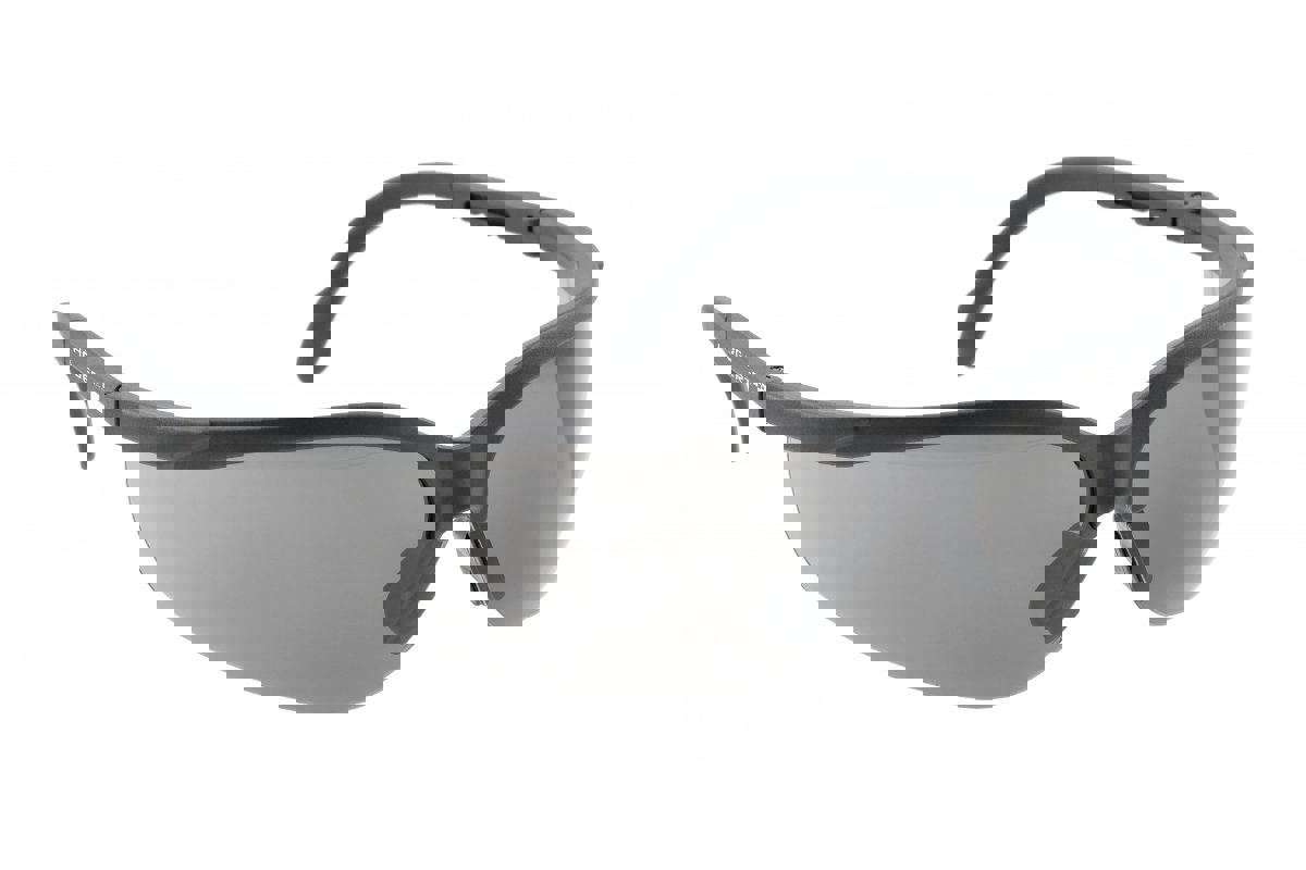 Изображение товара Очки защитные открытые без обтюратора Hoegert Technik 25912 черные, с устойчивостью к царапинам