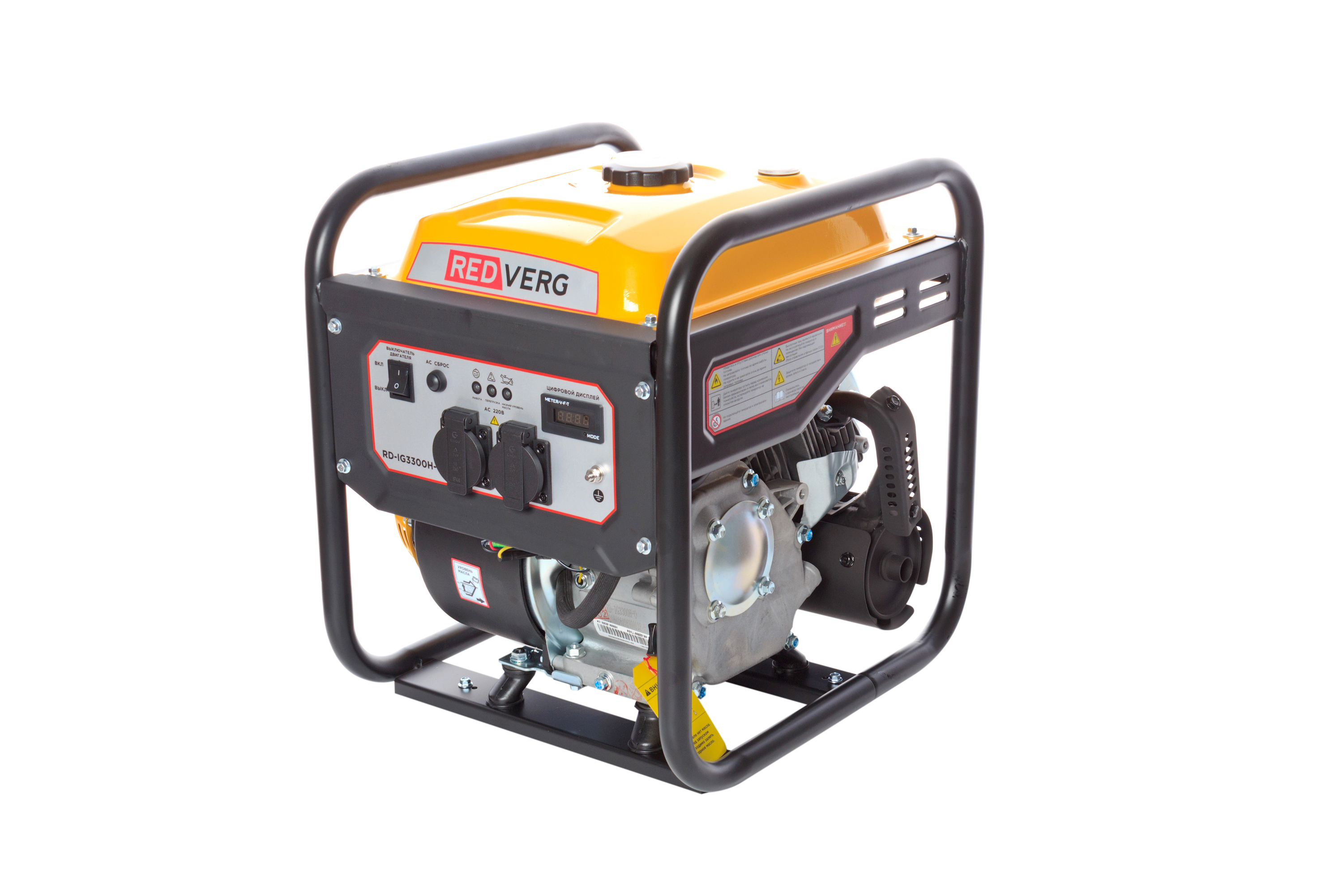 Изображение товара Генератор бензиновый инверторный REDVERG RD-IG3300H-O 4.2 кВт