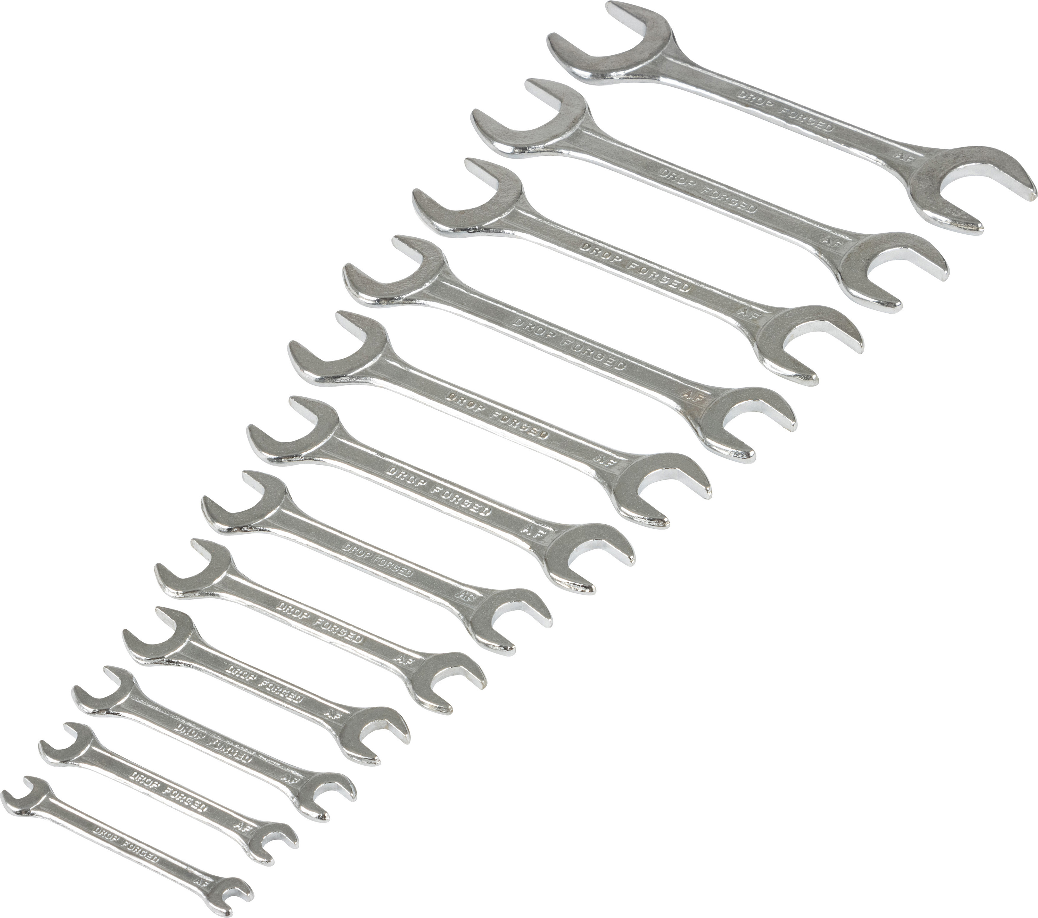 Изображение товара Набор рожковых ключей Park 105086 6-32 мм, 12 предметов, сталь хром