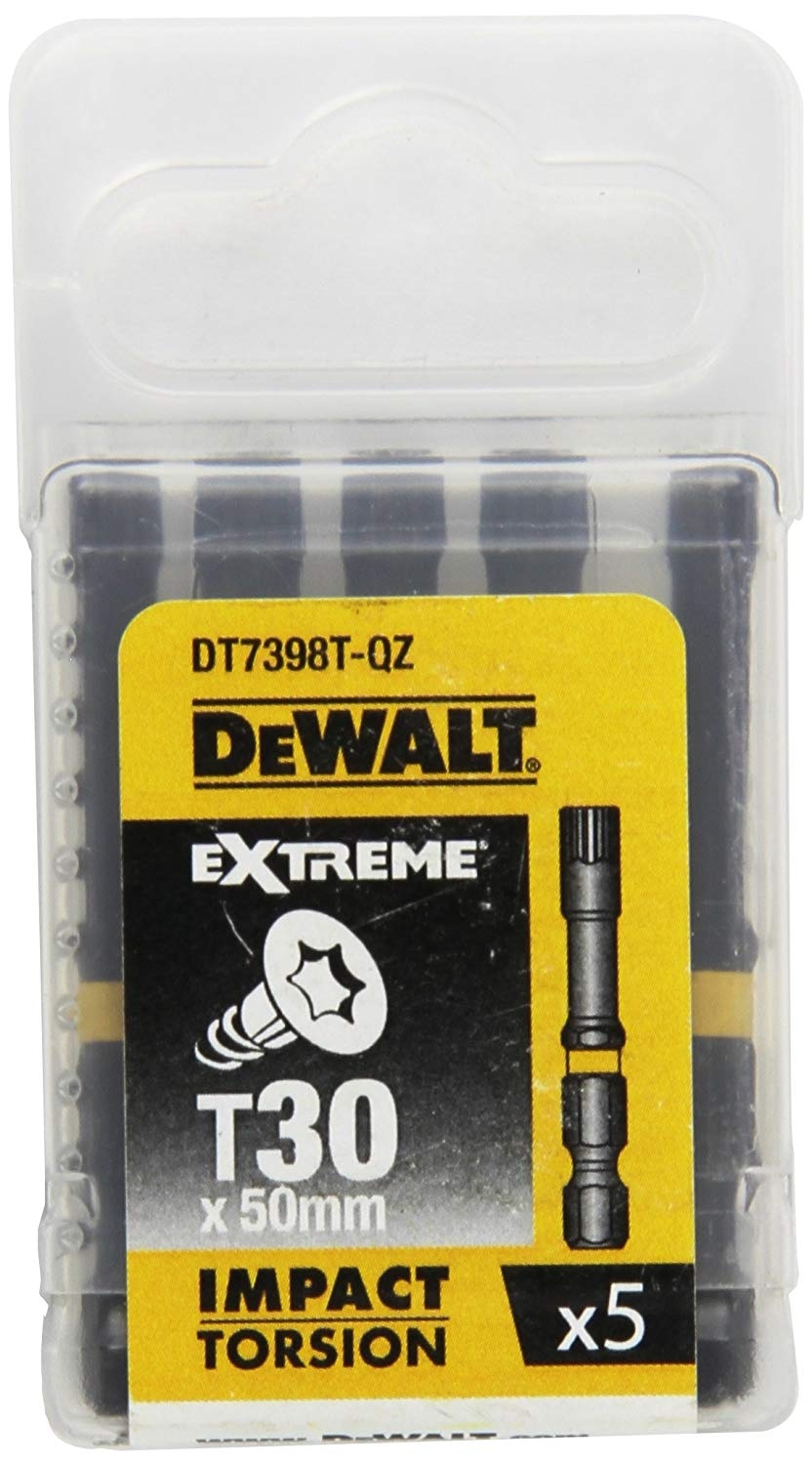 Изображение товара Битовый набор Dewalt DT7398T-QZ T30x50 мм 5 шт для шуруповерта