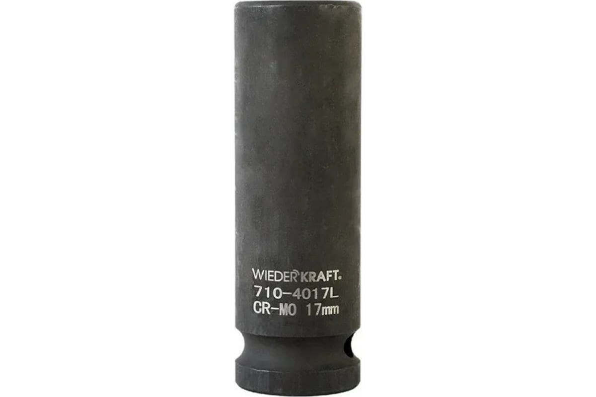 Изображение товара Торцевая головка шестигранная Wiederkraft WDK-710-4017L 1/2 дюйма 24 мм Изображение товара Торцевая головка шестигранная Wiederkraft WDK-710-4017L 1/2 дюйма 24 мм