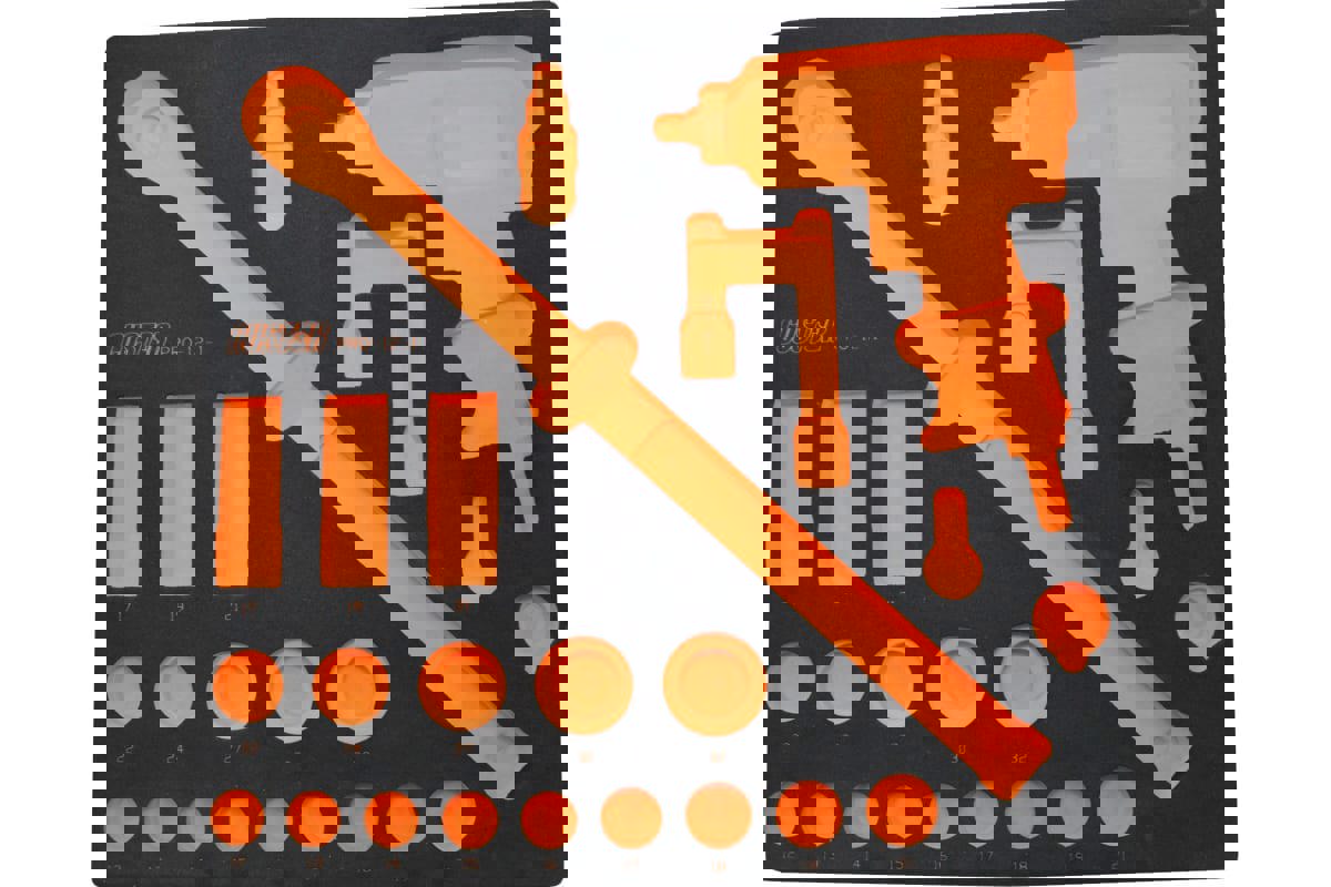 Изображение товара Подложка для инструментов Custor PRO-12-1-EVA 282x388 мм оранжевая для автомобилей