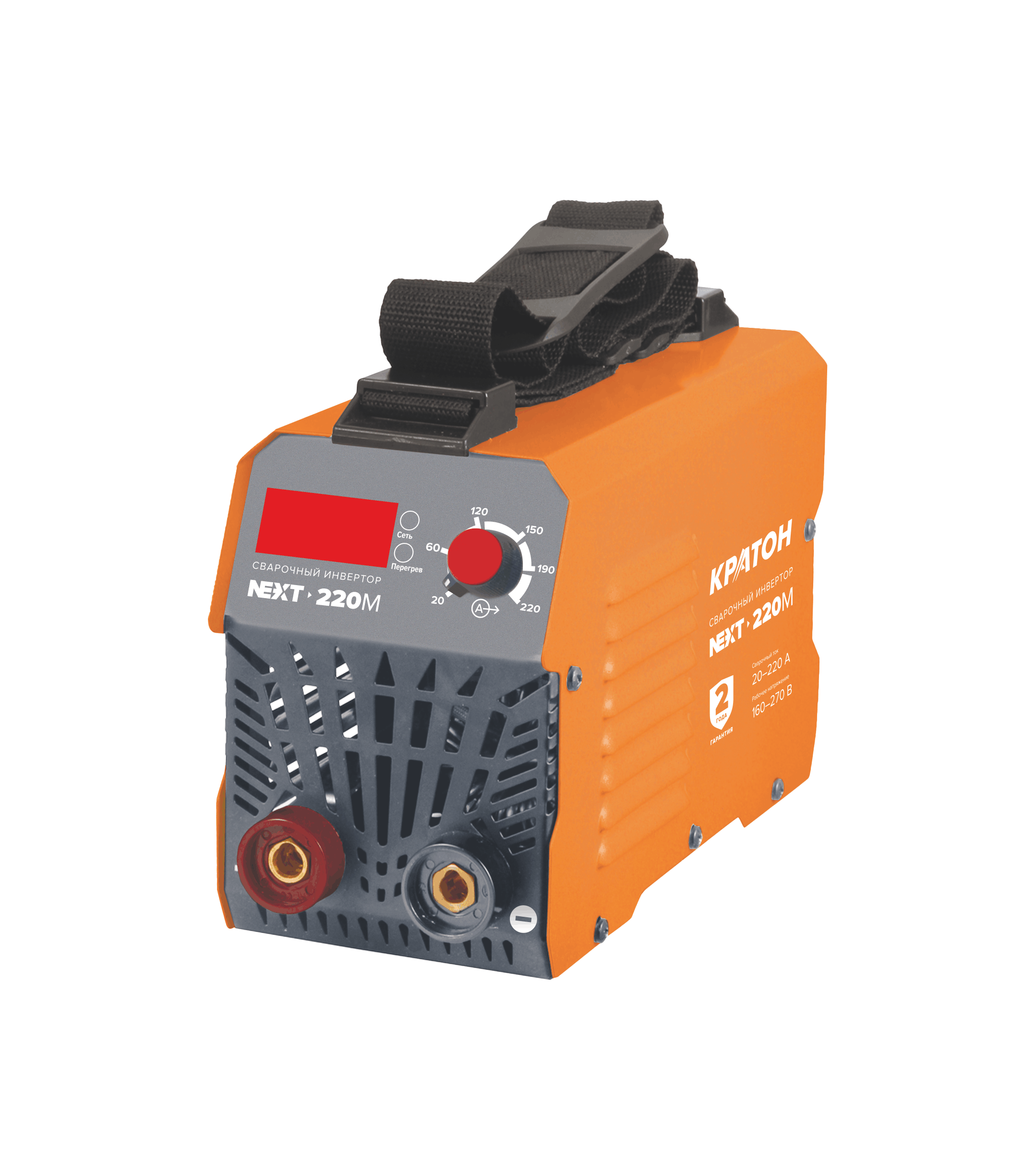 Изображение товара Сварочный инвертор Кратон Next-220М MMA MIG TIG мощность 8500W 2 года гарантия