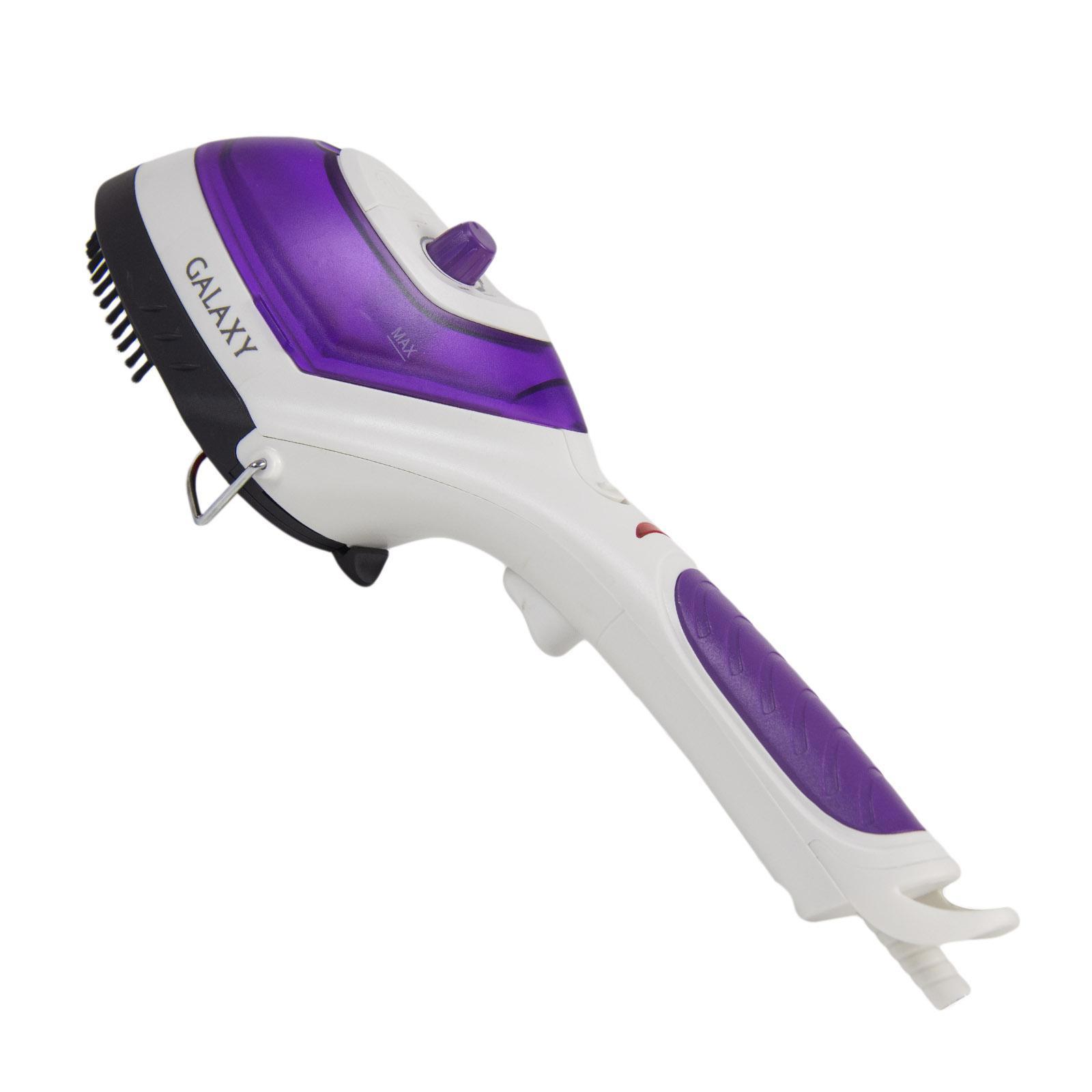 Изображение товара Щетка паровая Galaxy Line GL6190 для одежды и мебели бело-фиолетовая