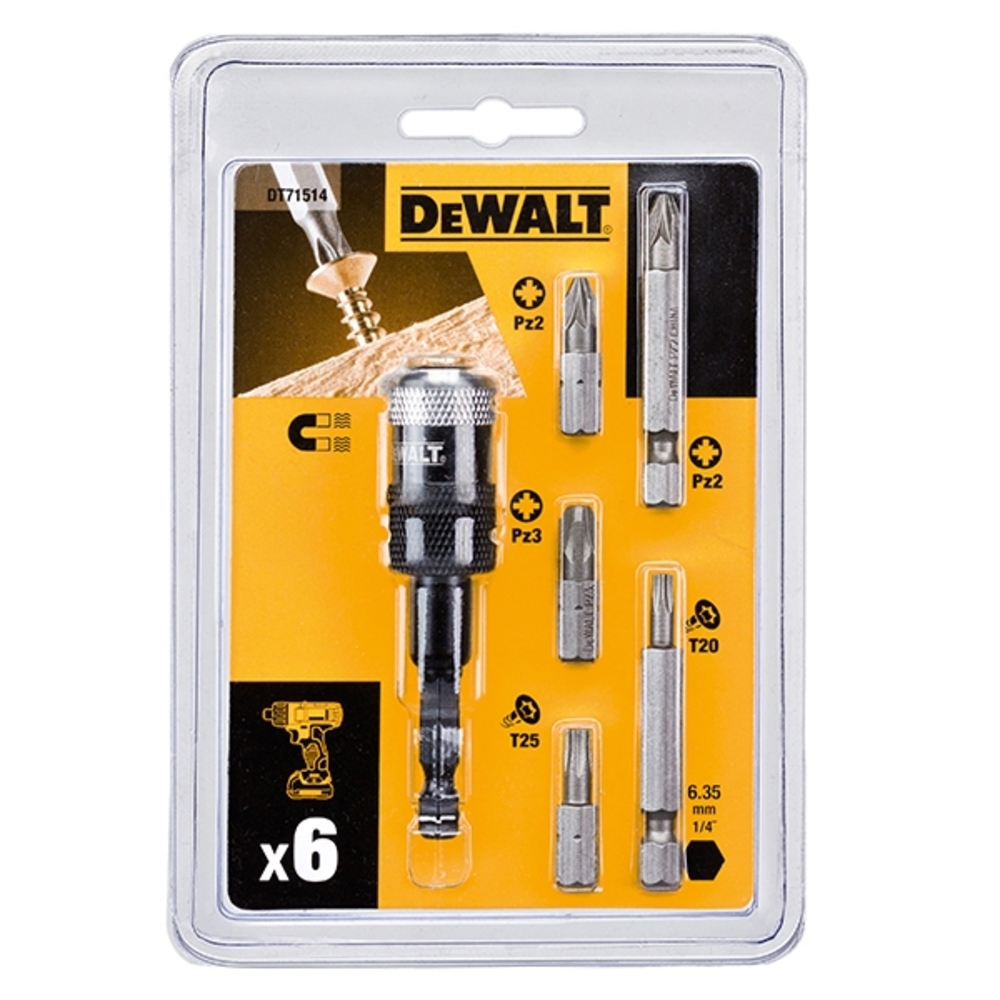 Изображение товара Набор бит Dewalt DT71514-QZ, 6 шт