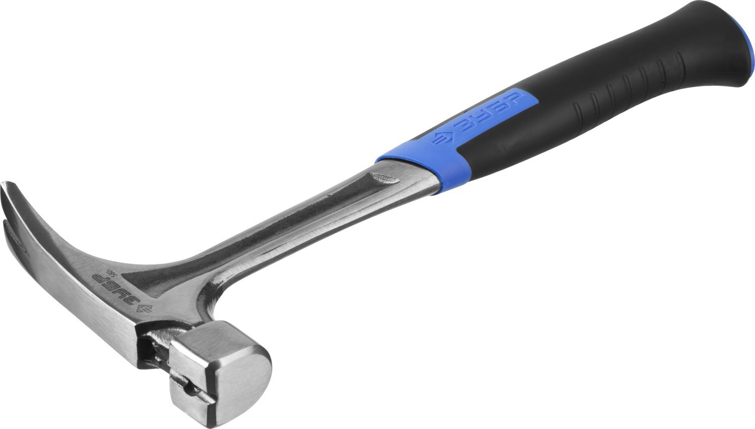 Изображение товара Молоток-гвоздодер Зубр 20258-580 пластиковая рукоятка 580 г