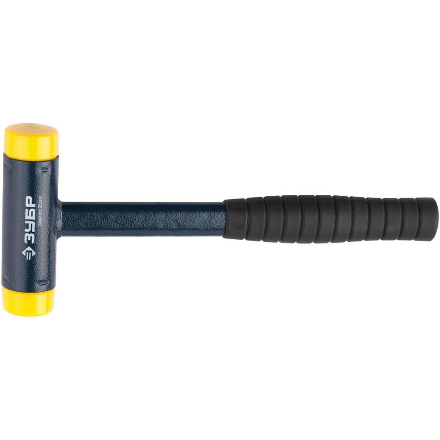 Изображение товара Молоток безынерционный ЗУБР 2043-35 450 г с резиновой рукоятью