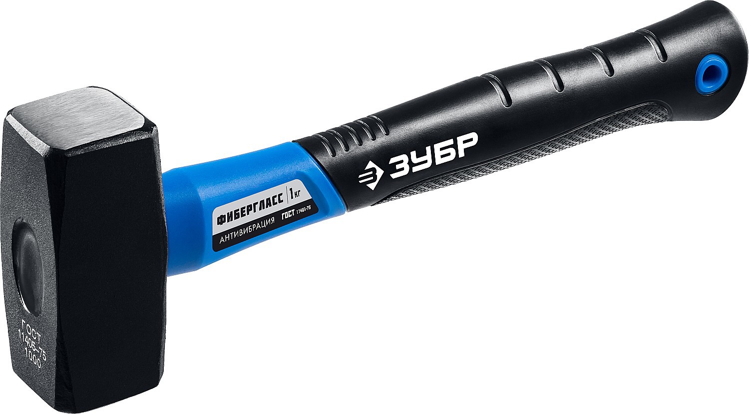 Изображение товара Кувалда ЗУБР 2010-10 с фиберглассовой рукояткой 1000 г для слесарных работ