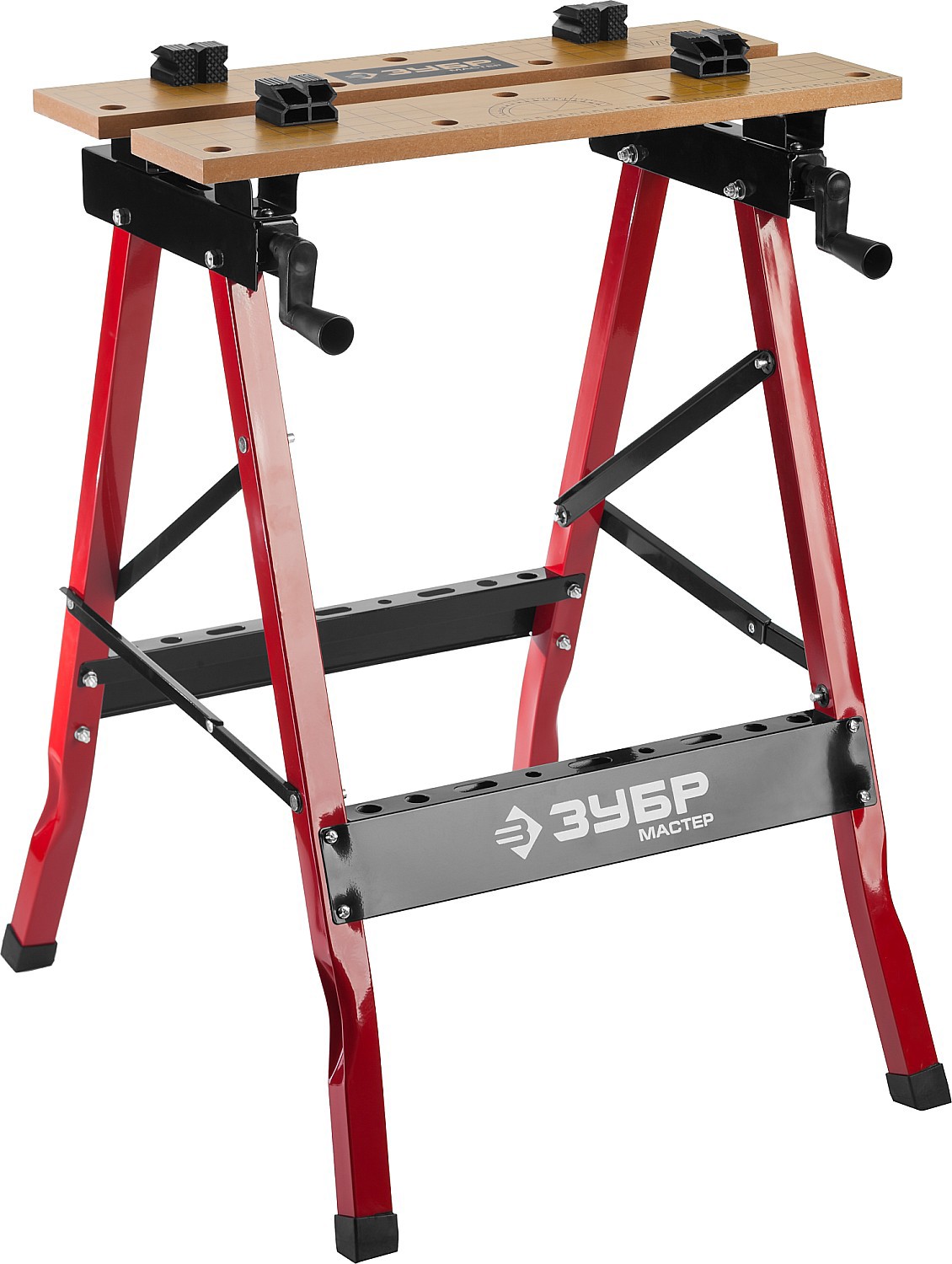 Изображение товара Верстак складной Зубр 38725 столярный раздвижной с нагрузкой 150 кг