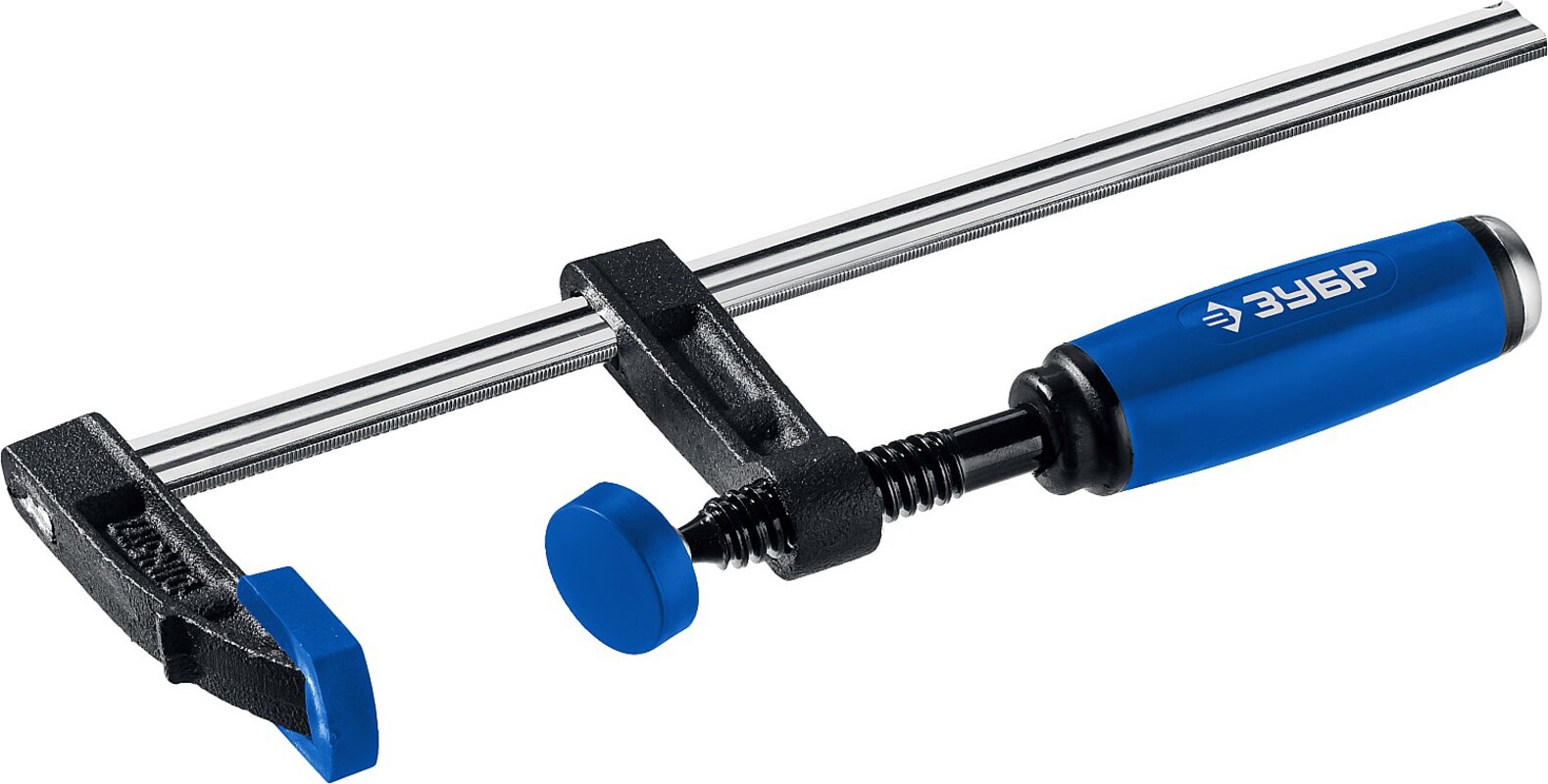 Изображение товара Струбцина ЗУБР 32155-050-200 F-образная усиленная 200 мм для дерева и металла