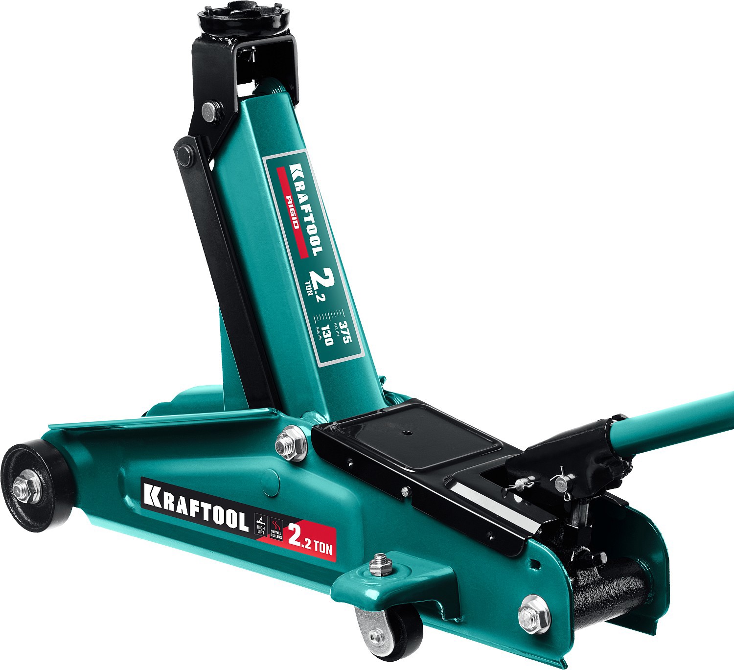 Изображение товара Гидравлический домкрат подкатной Kraftool 43452-2 до 2 тонн 385 мм