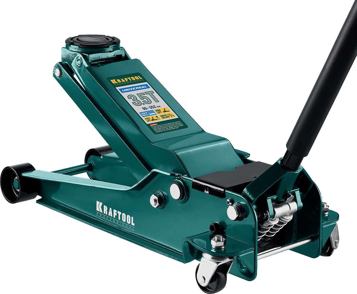 Изображение товара Домкрат подкатной гидравлический Kraftool 43454-3.5 до 3.5 т, 95-552 мм