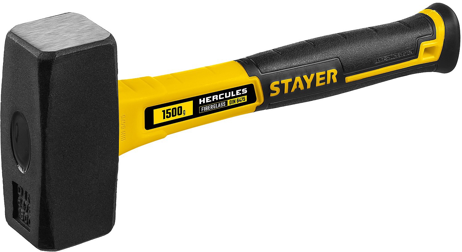Изображение товара Кувалда Stayer 20052-15 фиберглассовая рукоятка 1500 г ударный инструмент