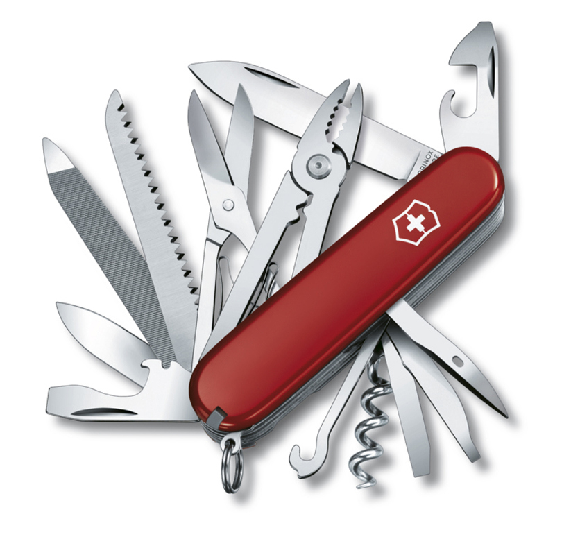 Изображение товара Мультиинструмент Victorinox Handyman 24 функции из нержавейки 91 мм Изображение товара Мультиинструмент Victorinox Handyman 24 функции из нержавейки 91 мм