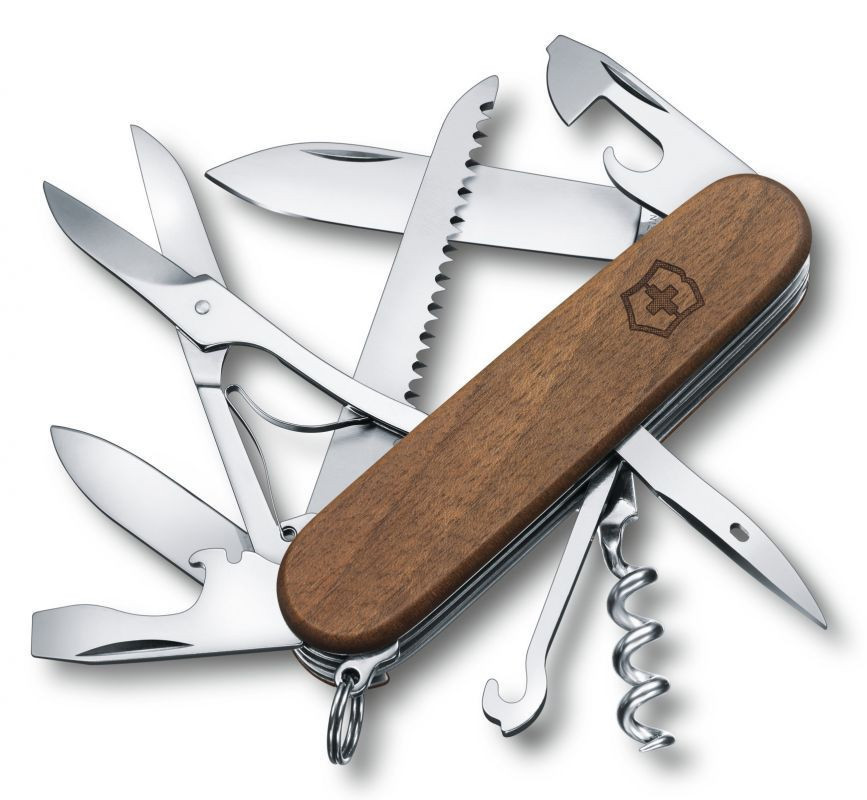 Изображение товара Нож Victorinox Huntsman Wood 1.3711.63 деревянный корпус 91 мм Изображение товара Нож Victorinox Huntsman Wood 1.3711.63 деревянный корпус 91 мм