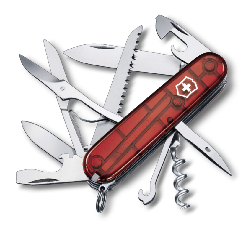 Изображение товара Многофункциональный нож Victorinox Huntsman 15 функций компактный Изображение товара Многофункциональный нож Victorinox Huntsman 15 функций компактный