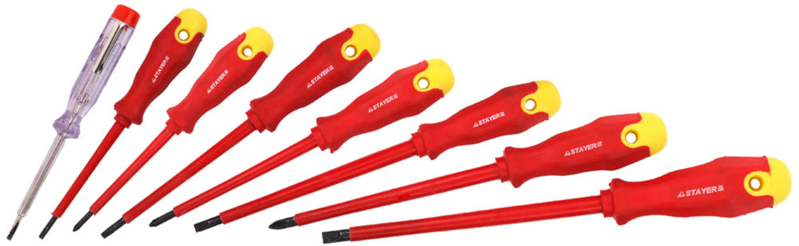 Изображение товара Набор отверток Stayer 25145-H8 8 шт для электромонтажных работ