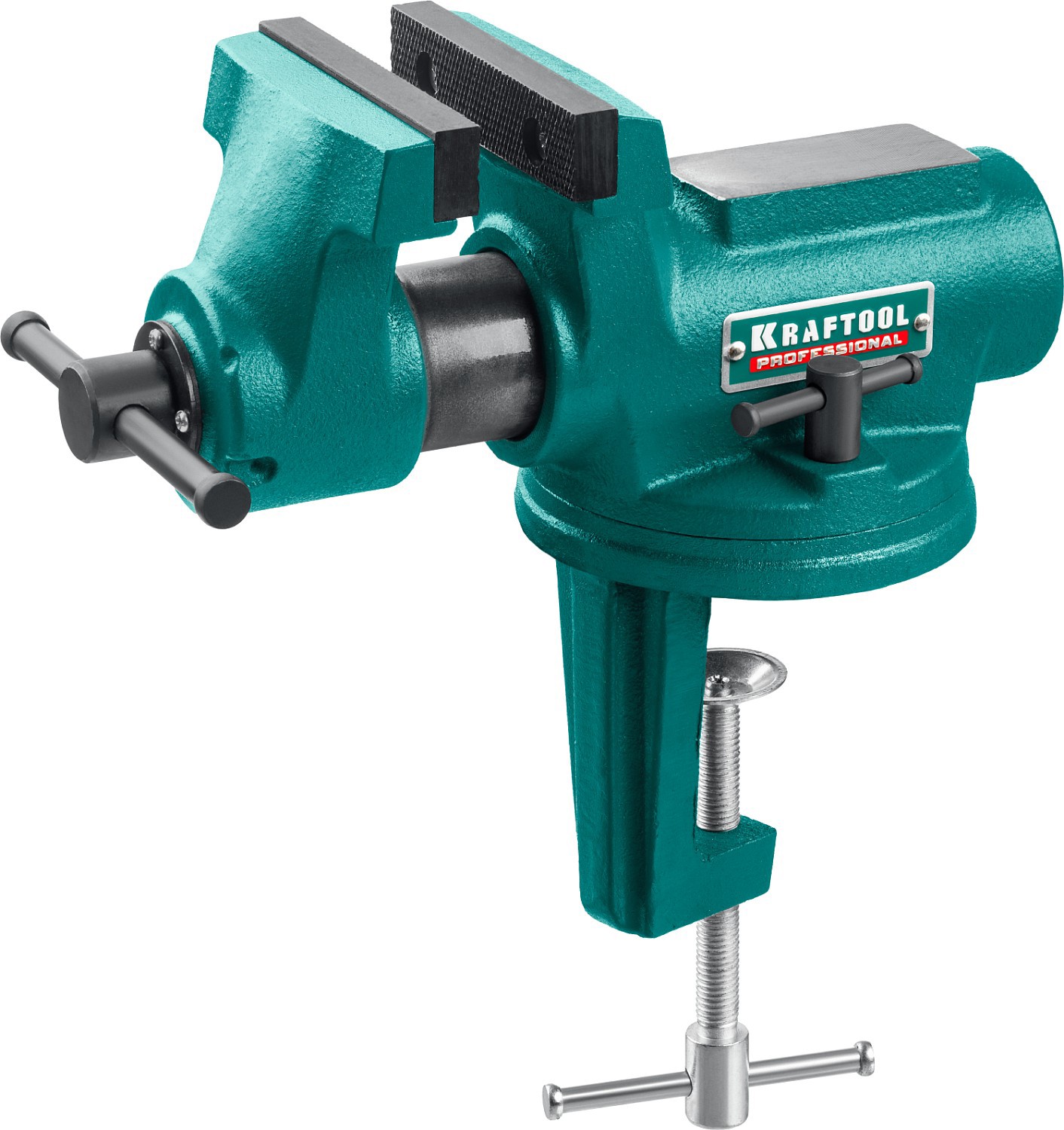 Изображение товара Тиски слесарные мобильные поворотные Kraftool 100x65 мм