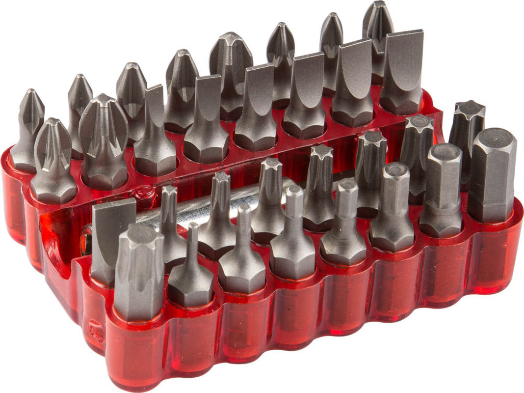 Изображение товара Набор бит ЗУБР 26045-H33 из 10 шт в кейсе для монтажных и ремонтных работ