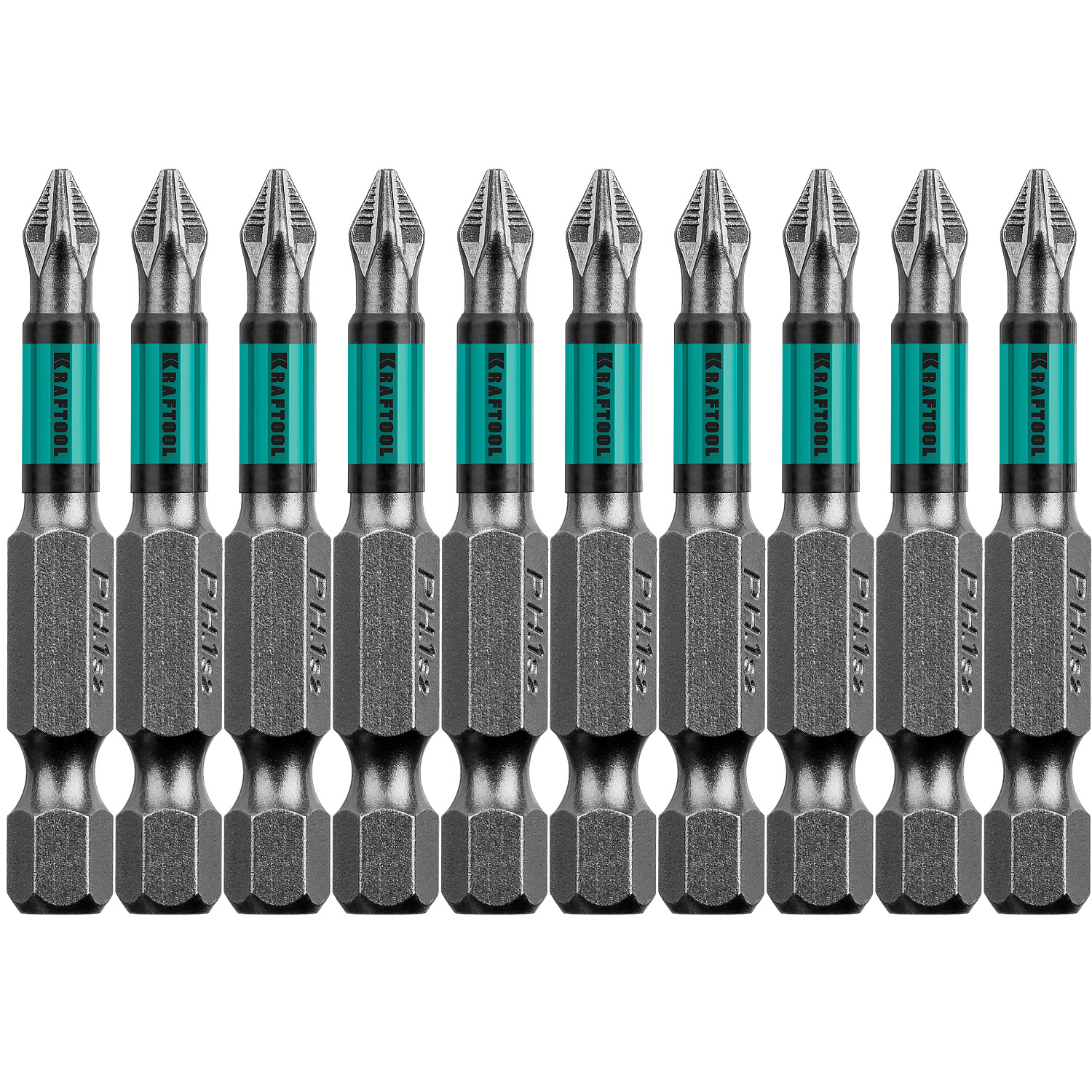 Изображение товара Бита крестовая магнитная Kraftool 26122-1-50-10 PH1x50 мм, 10 шт