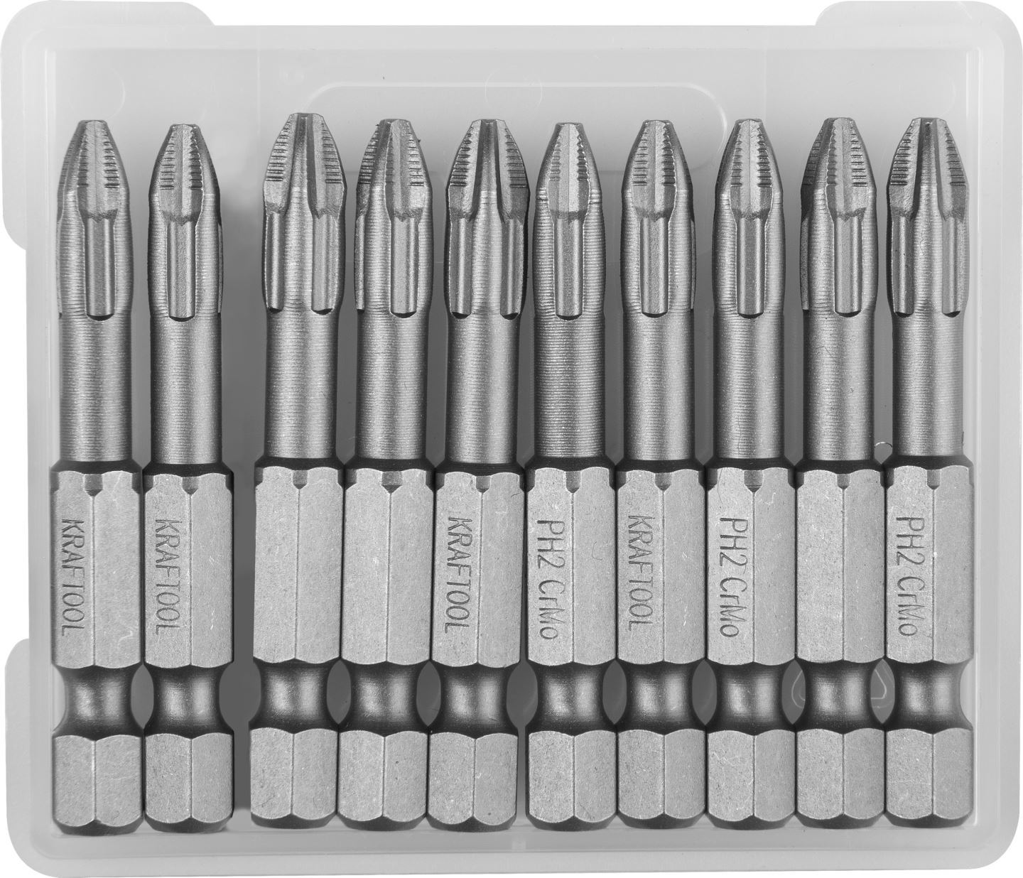 Изображение товара Бита Kraftool X-Drive PH2 50 мм 1/4" (26121-2-50-10)