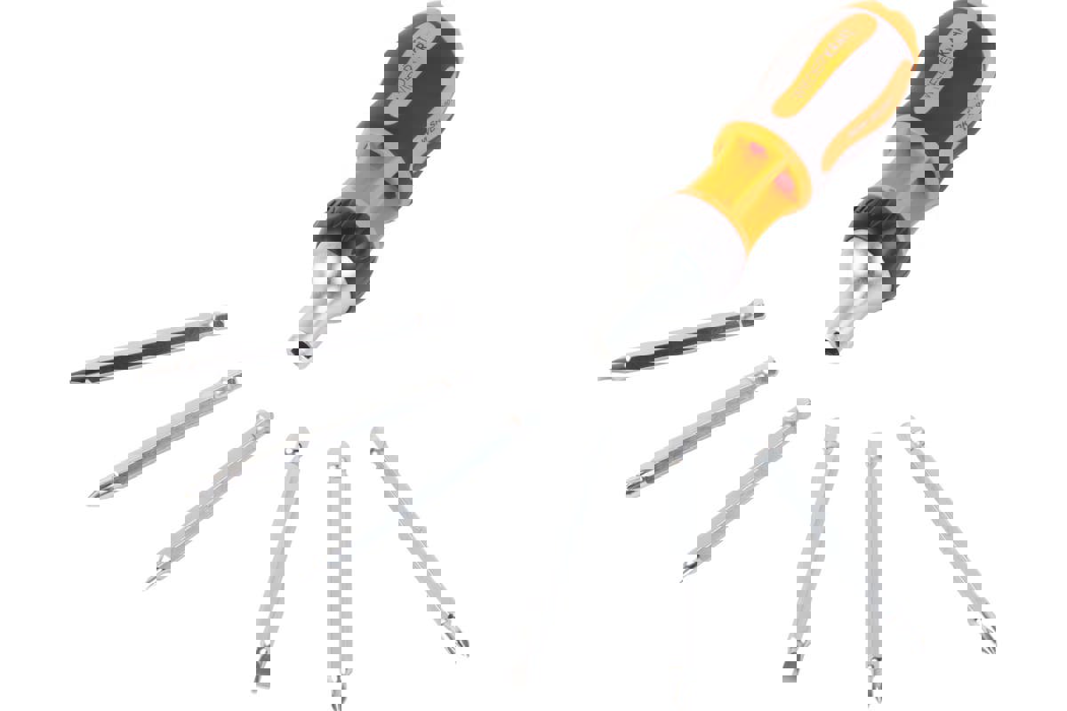 Изображение товара Отвёртка с набором насадок Wiederkraft 6 предметов