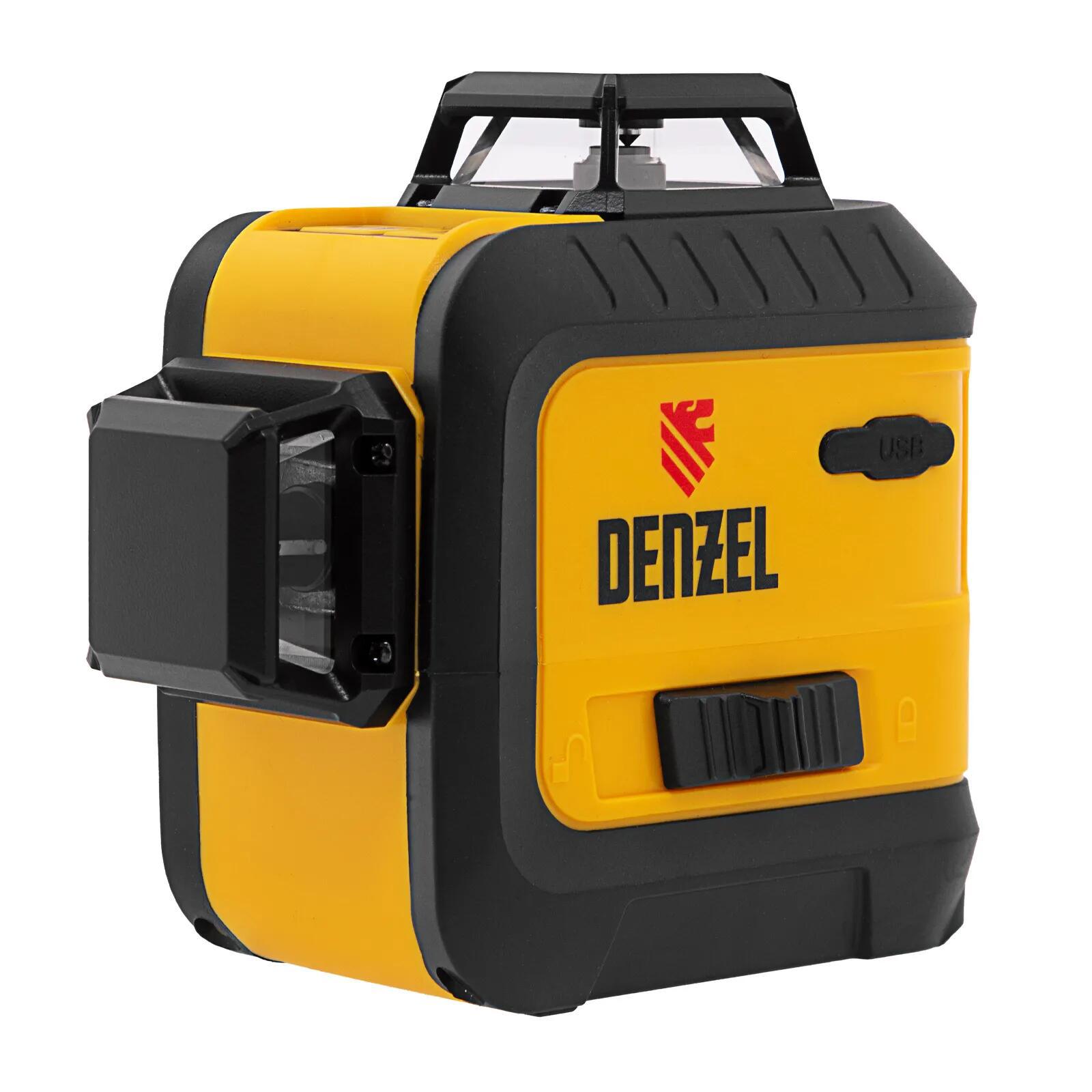 Изображение товара Уровень лазерный Denzel LXI 360-3 зеленый луч, дальность до 30 м Изображение товара Уровень лазерный Denzel LXI 360-3 зеленый луч, дальность до 30 м