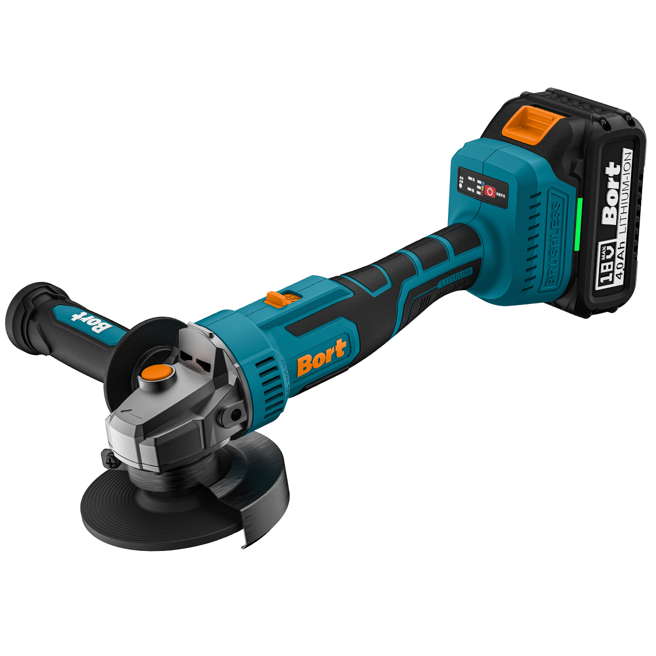 Изображение товара Аккумуляторная угловая шлифовальная машина Bort BWS-21LI 125 мм 21 В