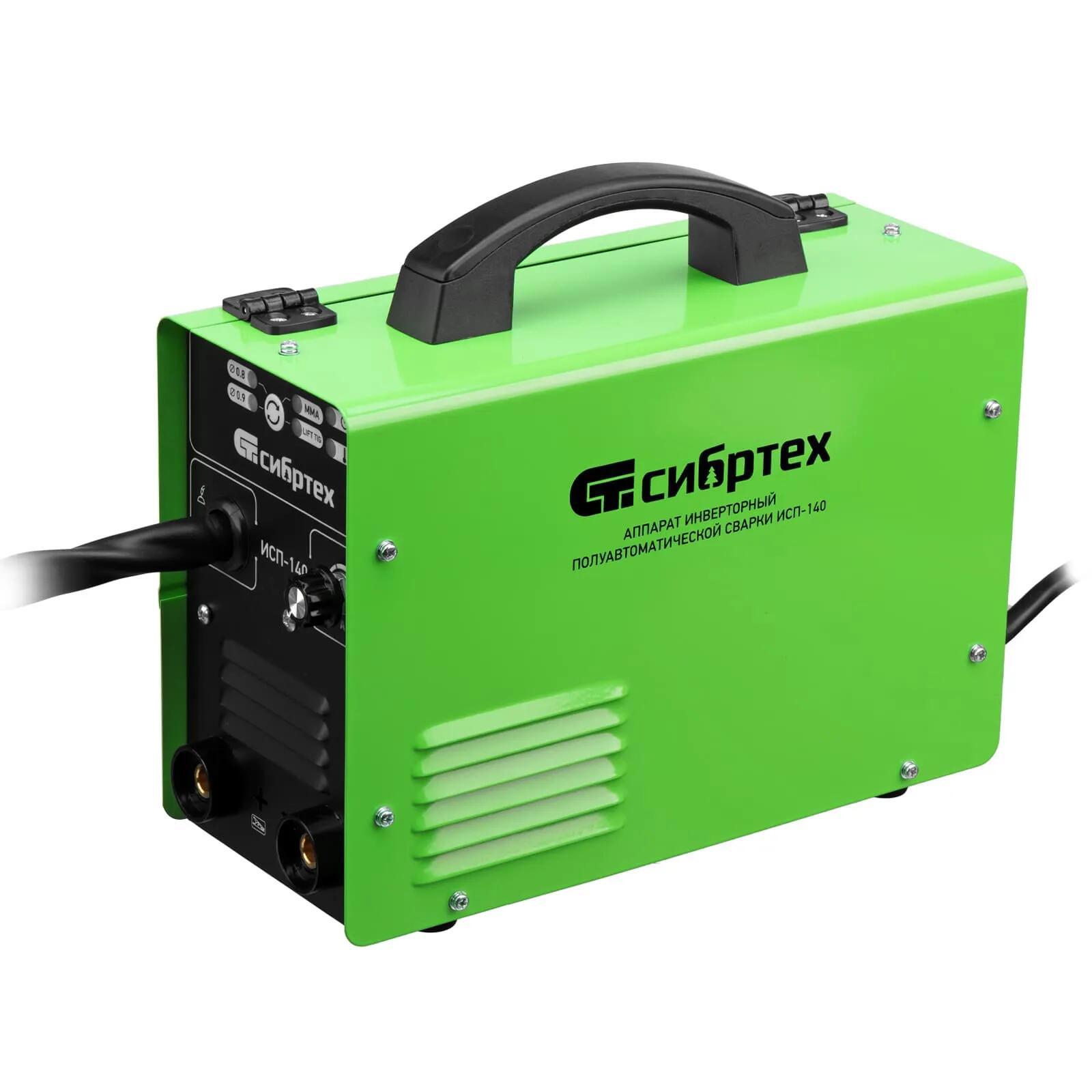 Изображение товара Инверторный сварочный аппарат Сибртех ИСП-140 140 А профессиональный для MMA TIG FCAW