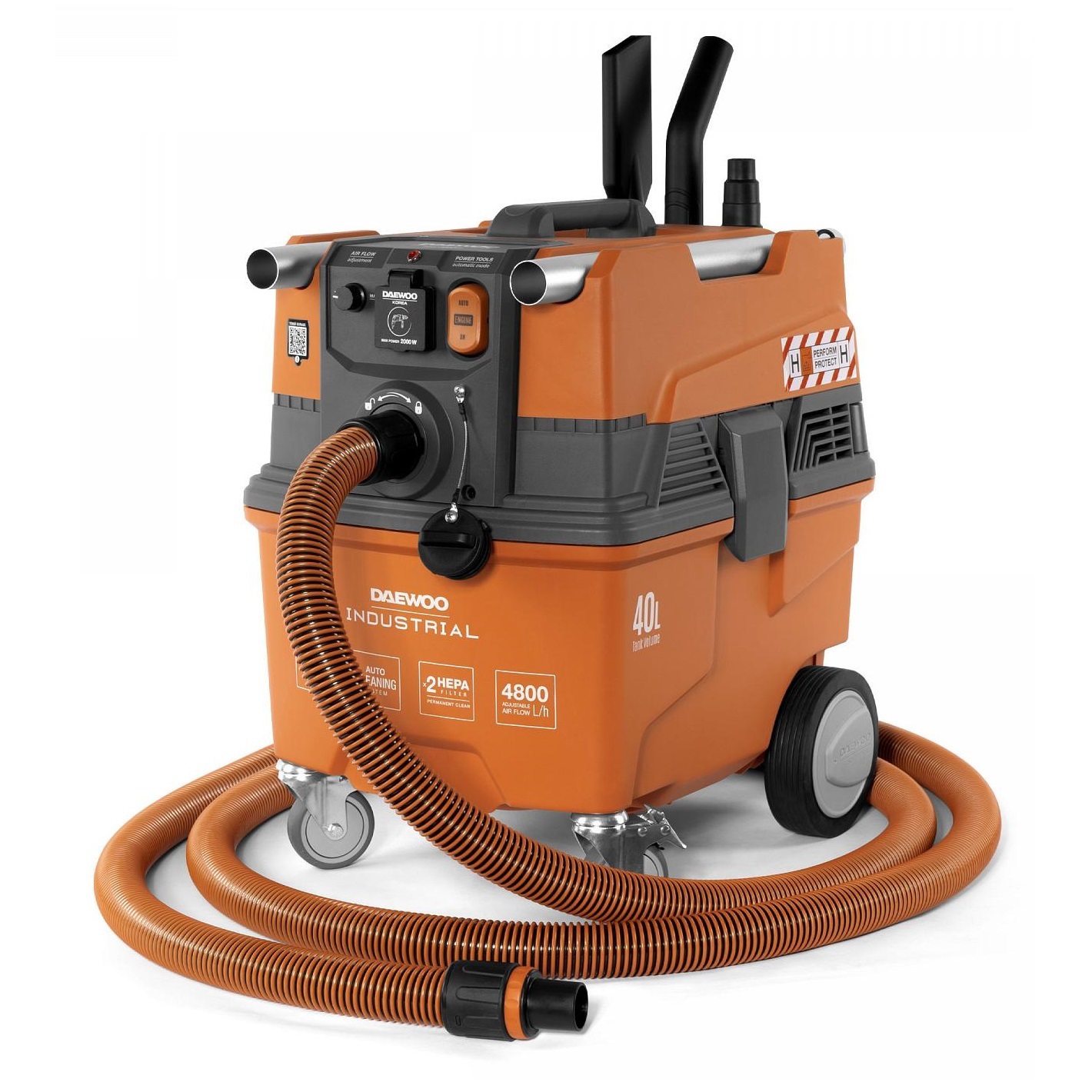 Изображение товара Пылесос строительный Daewoo DAVC 4000SD, 1400 В, 40 л