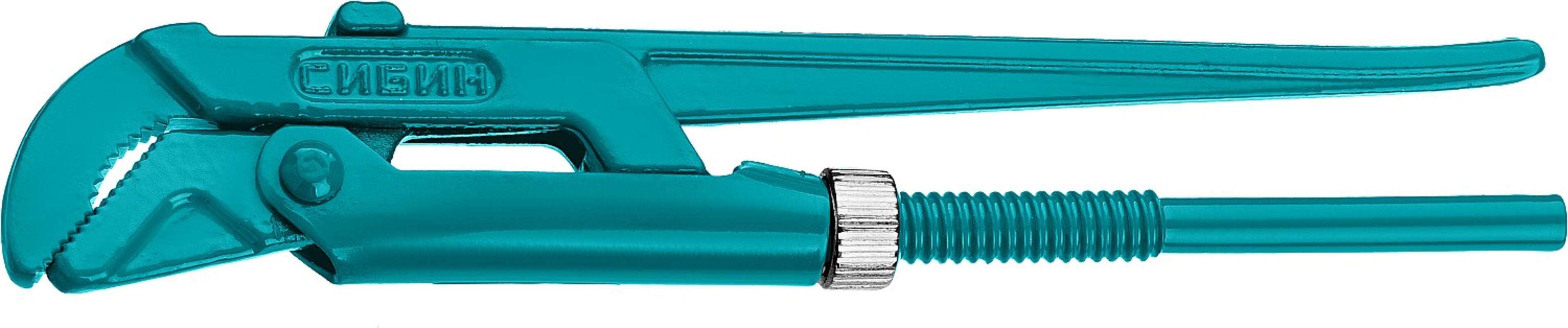 Изображение товара Ключ трубный газовый разводной градусов Сибин 2730-0 3/4 дюйма 255 мм
