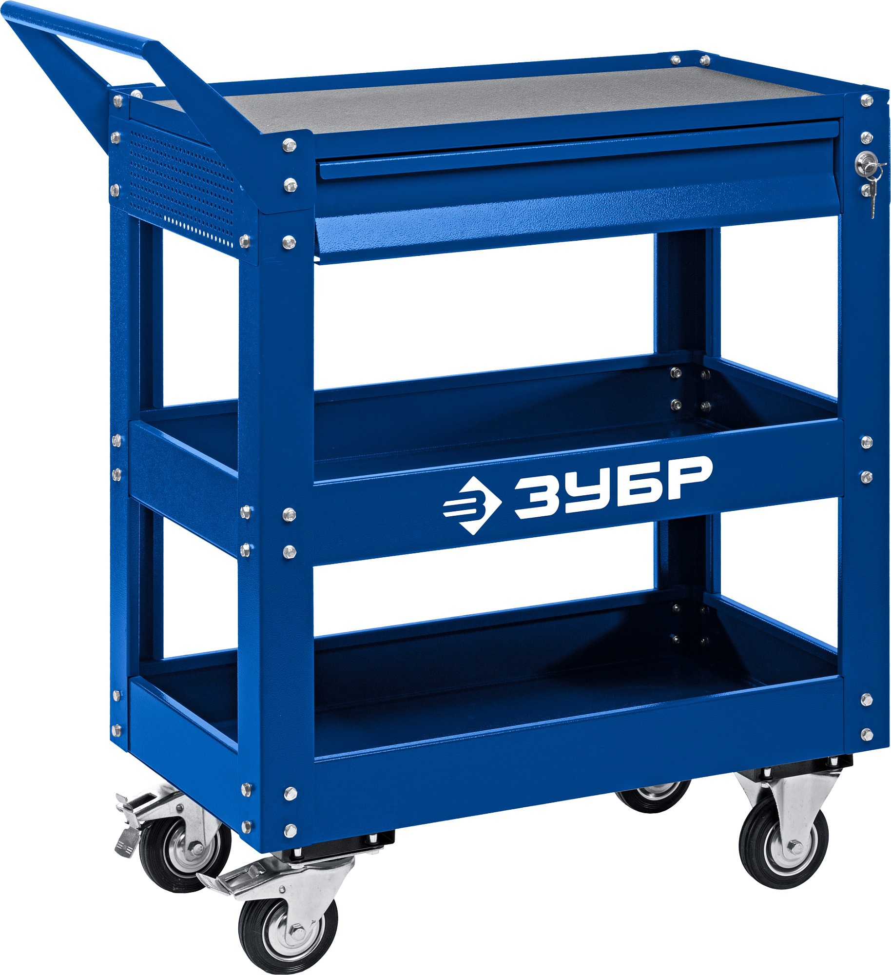 Изображение товара Тележка инструментальная ЗУБР 38914 820x405x955 мм для профессиональных работ