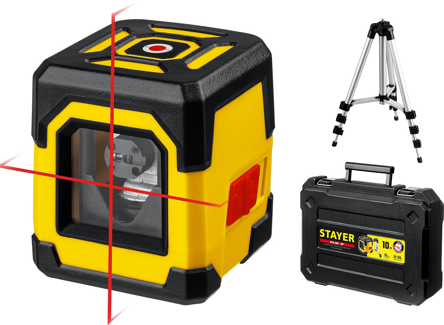 Изображение товара Уровень лазерный Stayer 34961-2, на штативе, до 10 м