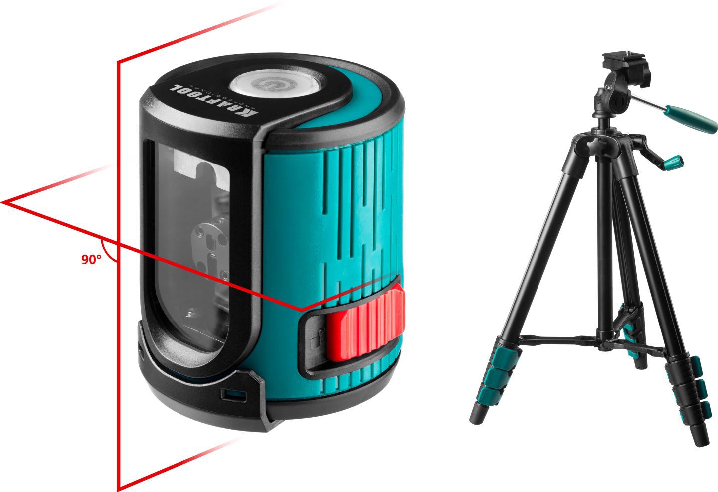 Изображение товара Уровень лазерный Kraftool CL 20 34700-3, на штативе, до 20 м