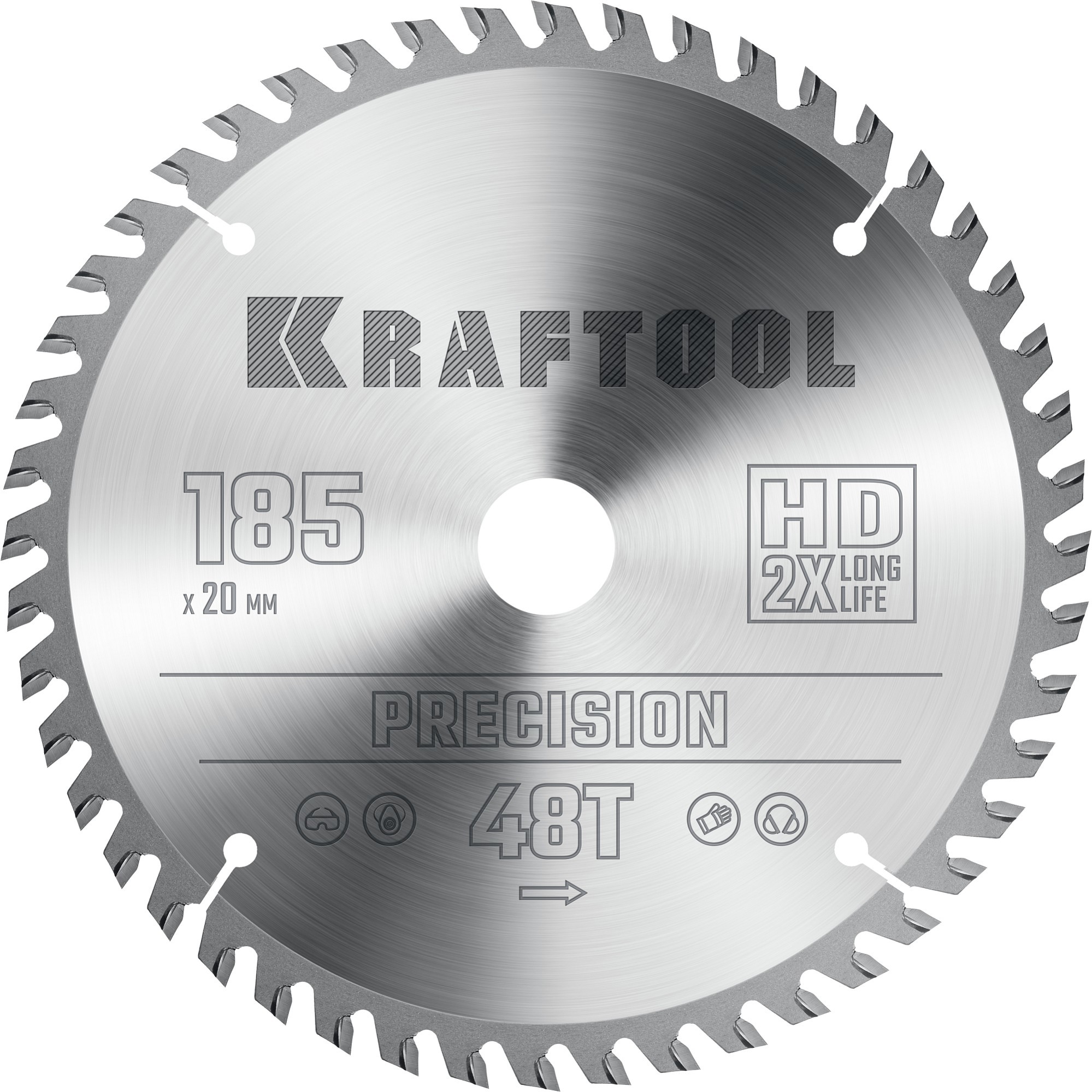Изображение товара Диск пильный по дереву Kraftool Precission 36952-185-20 48T 185x20x1.8 мм