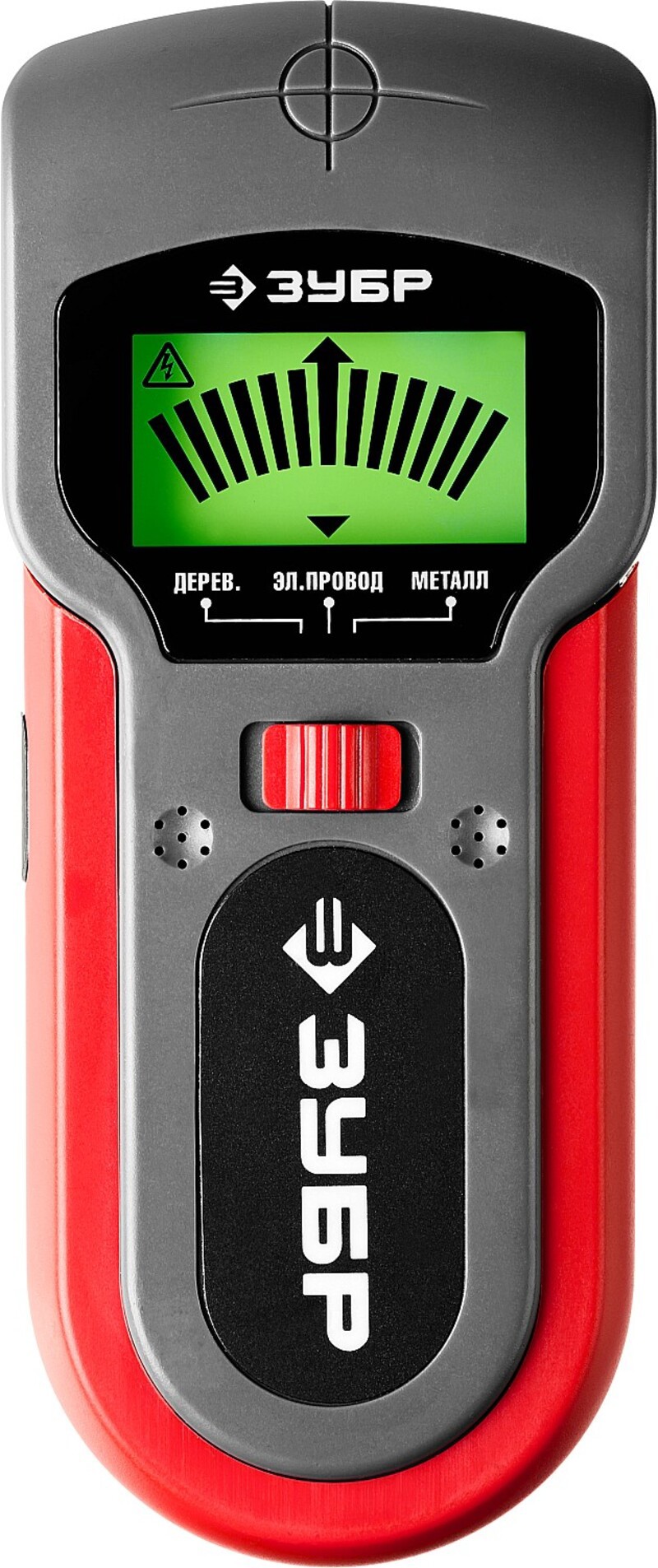 Изображение товара Детектор скрытой проводки и металла ЗУБР 45265 для поиска в стенах и конструкциях