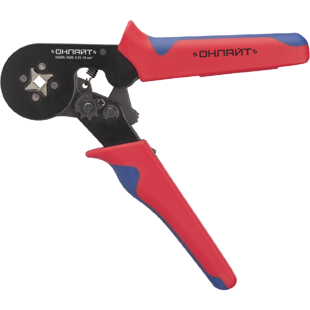 Изображение товара Автоматические пресс-клещи Онлайт 80 906 OHT-Pkv01-D-10 для опрессовки втулочных наконечников