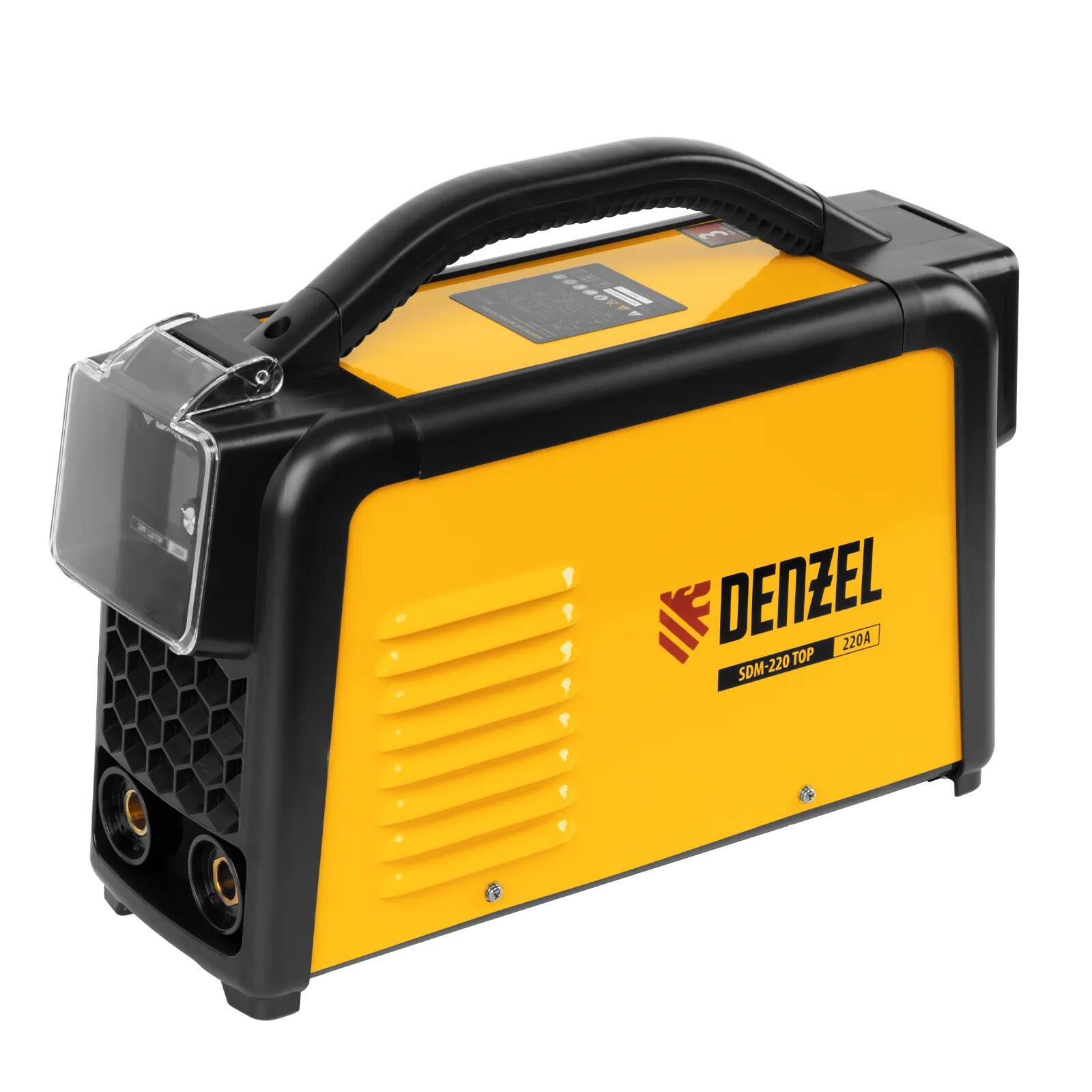 Изображение товара Сварочный инвертор аргонодуговой Denzel SDM-220 Top 220 А MMA TIG для профессионалов и дома