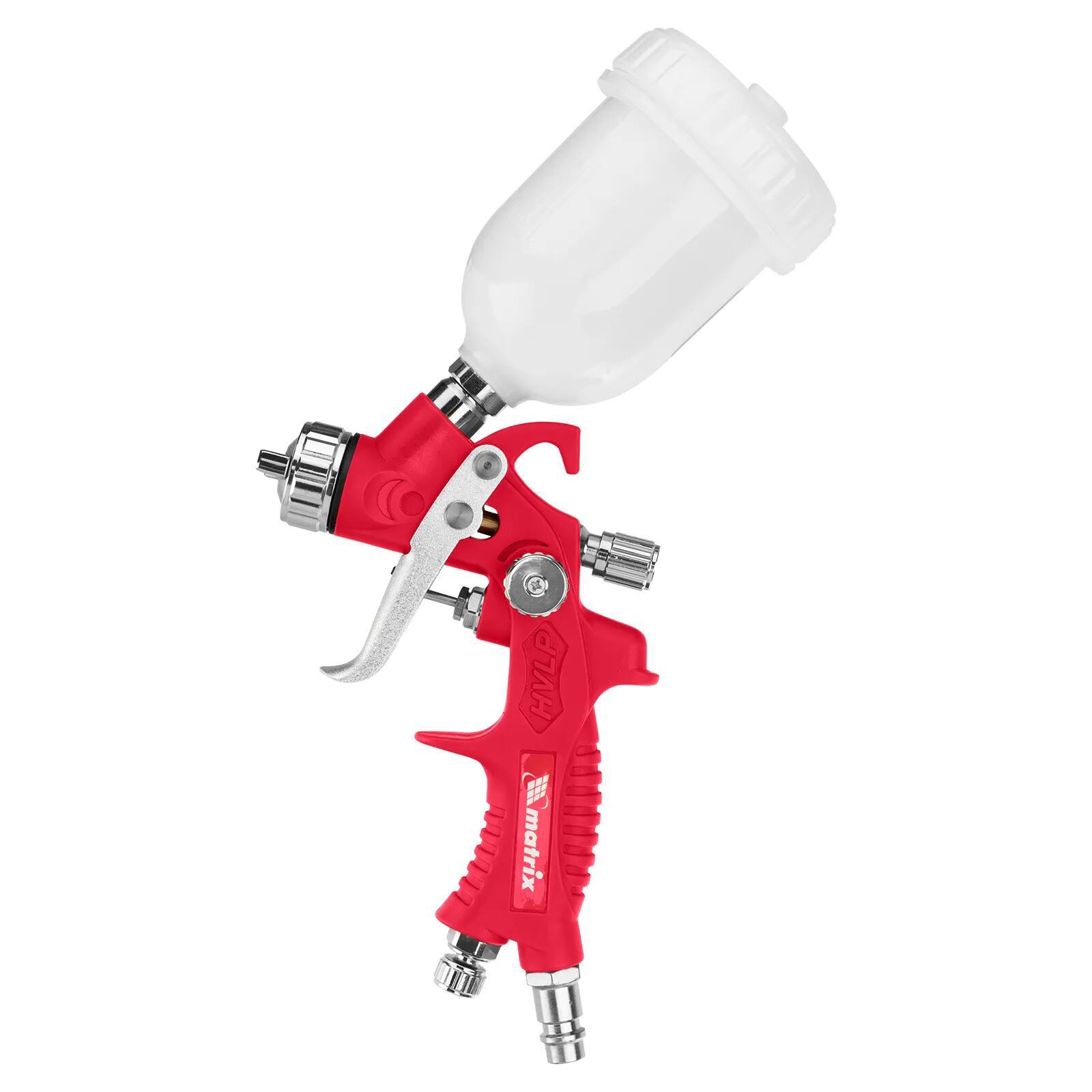 Изображение товара Краскопульт пневматический Matrix 57325 HVLP с верхним баком 0.1 л