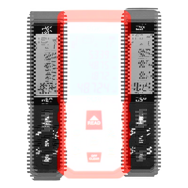 Изображение товара Лазерный дальномер RGK DL50 до 50 метров с угломером и функциями