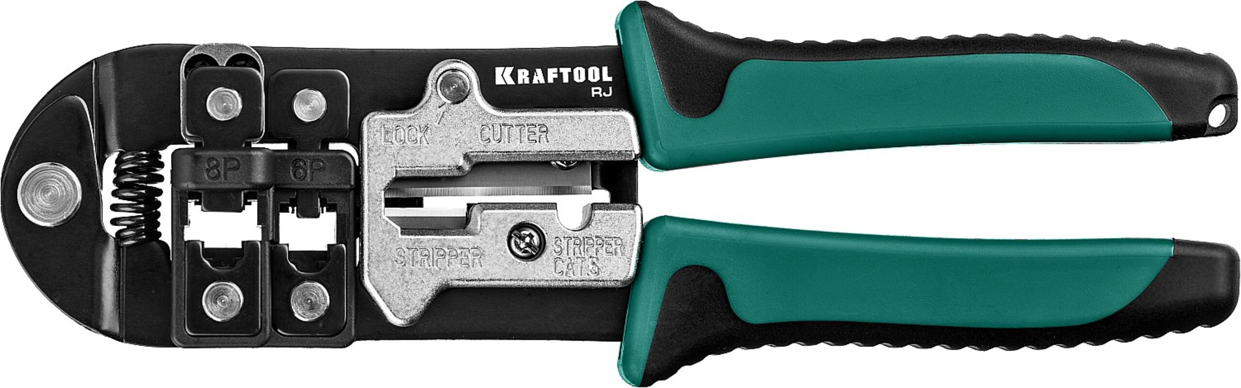 Изображение товара Кримпер Kraftool 22699 универсальный для RJ11, RJ12, RJ45 и кабельных наконечников