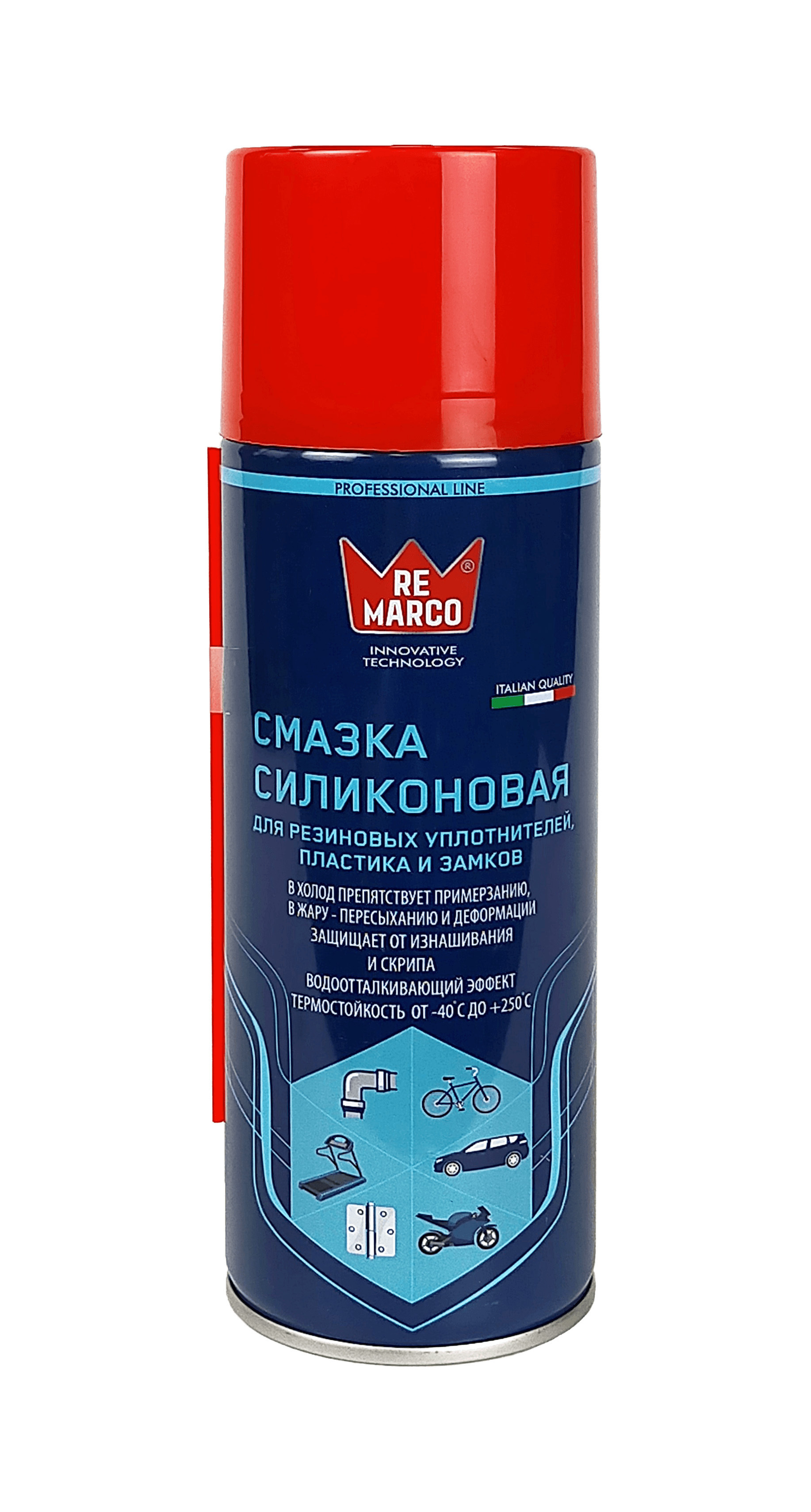 Изображение товара Силиконовая смазка Re Marco RM-749 аэрозоль 400 мл для авто и бытовых деталей