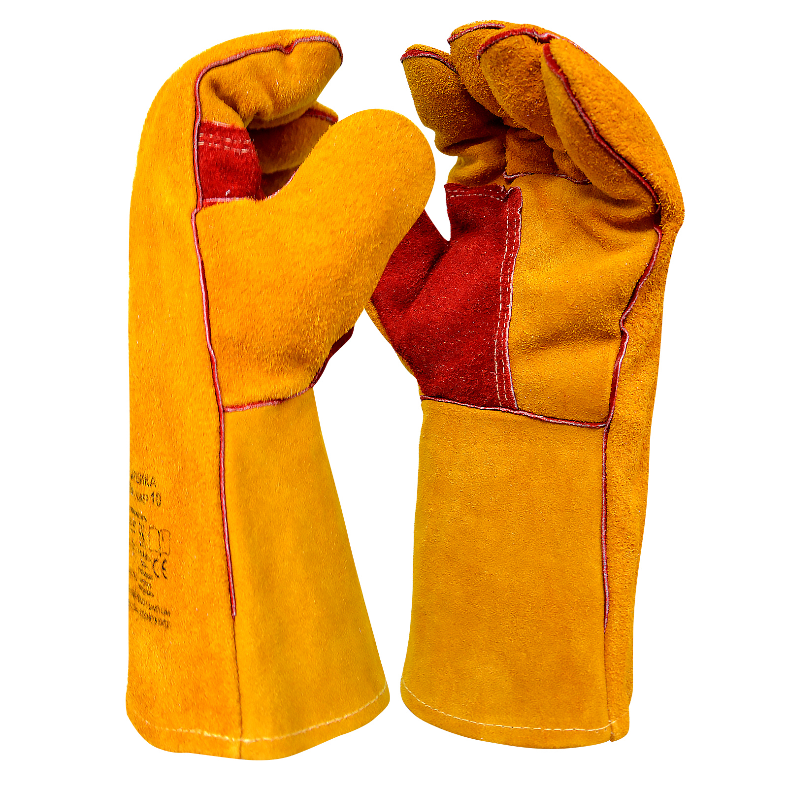 Изображение товара Краги сварщика Arcticus 200540-11 пятипалые усиленные длина 35 см